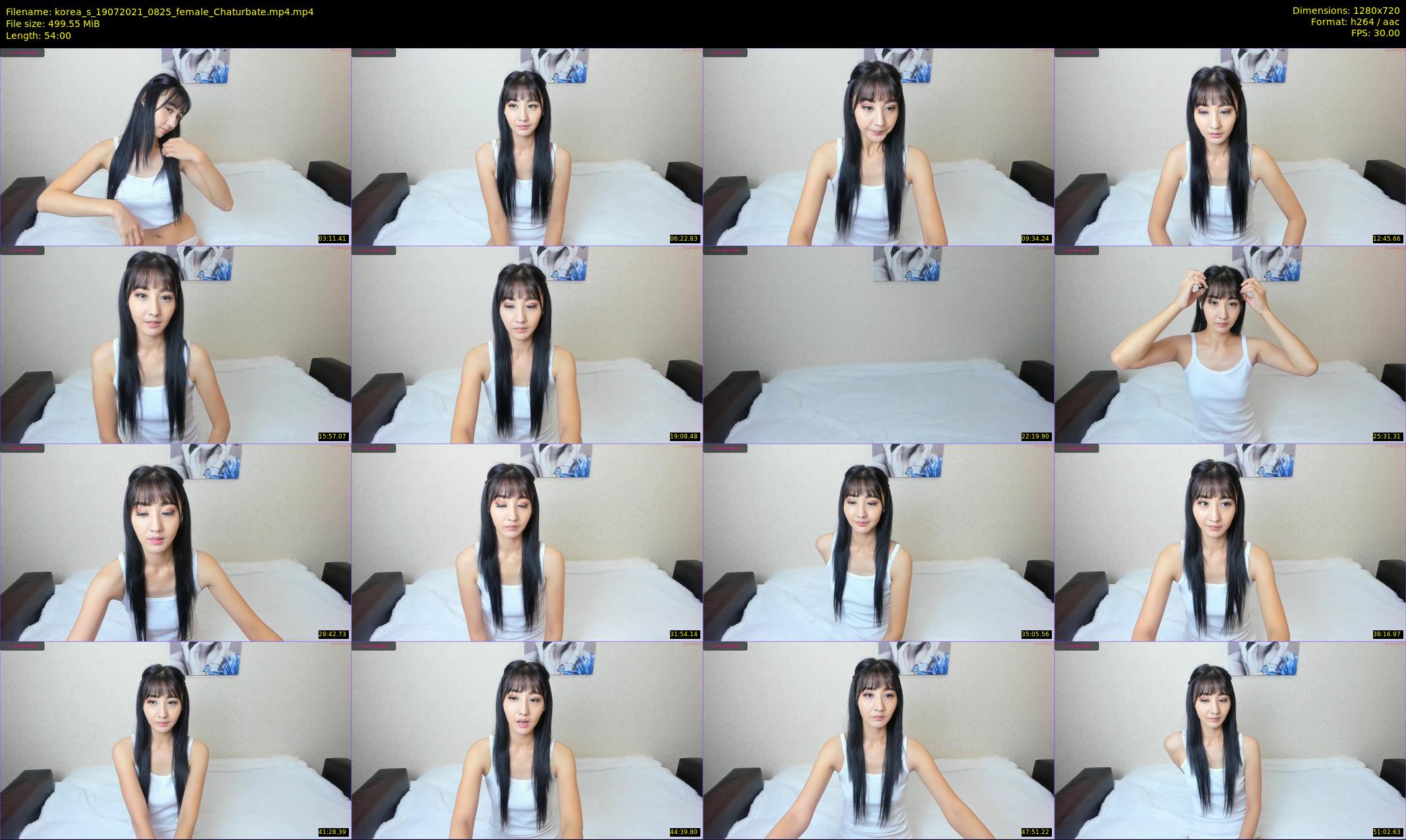 korea_s — 54 minute Chaturbate female cam show recording, 720p, Jul 19, 2021