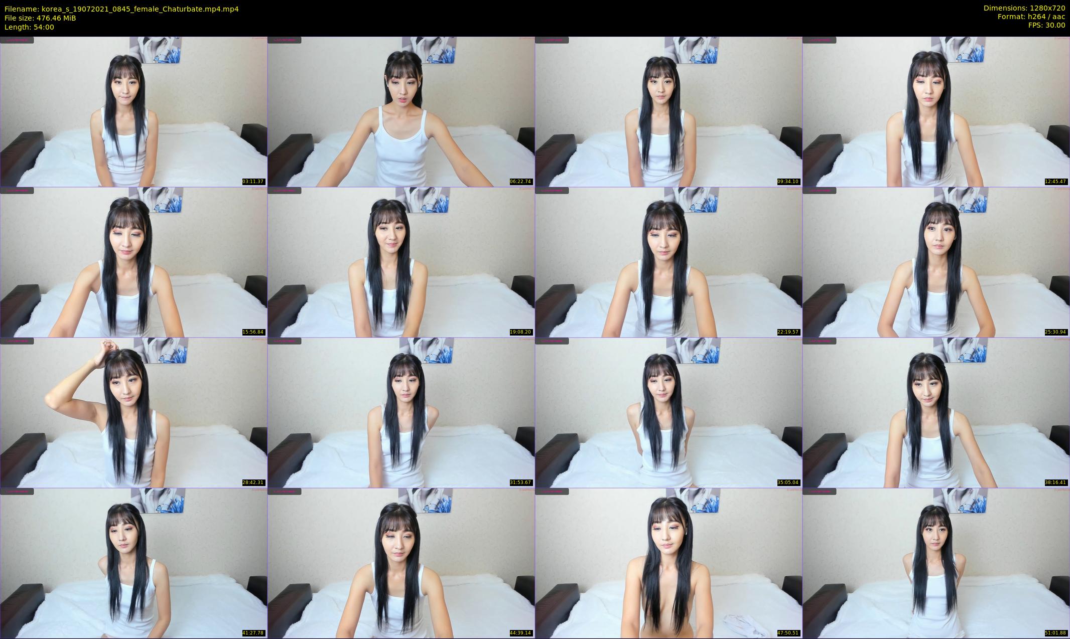 korea_s — 54 minute Chaturbate female cam show recording, 720p, Jul 19, 2021
