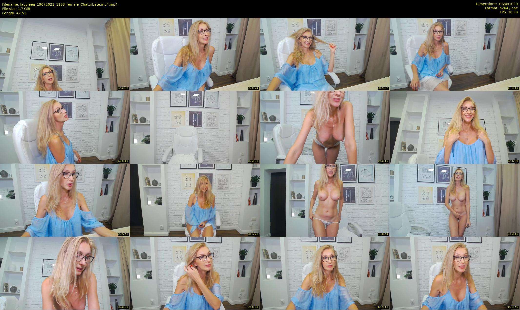 ladyleea — 48 minute Chaturbate female cam show recording, 1080p, Jul 19, 2021