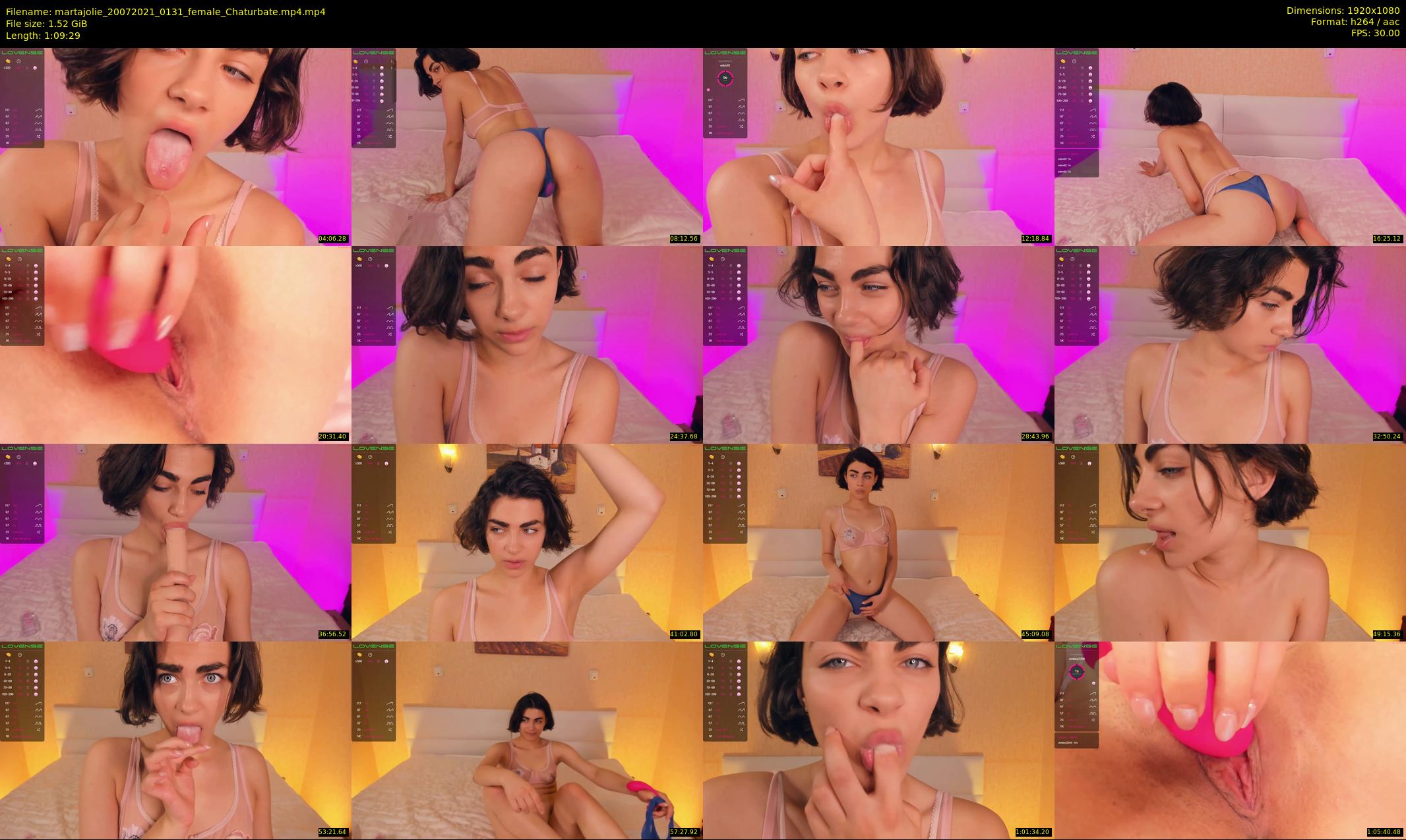 martajolie — 70 minute Chaturbate female cam show recording, 1080p, Jul 20, 2021