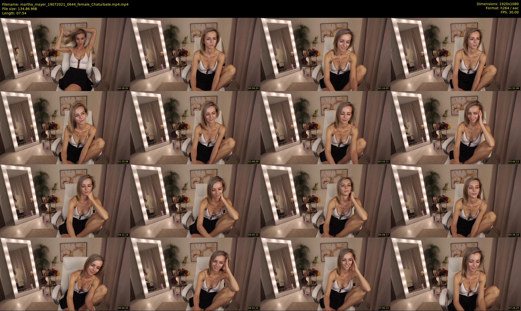 martha_mayer — 8 minute Chaturbate female cam show recording, 1080p, Jul 19, 2021