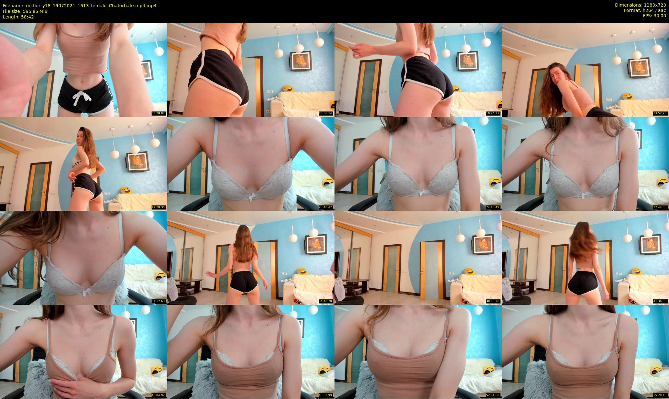 mcflurry18 — 59 minute Chaturbate female cam show recording, 720p, Jul 19, 2021