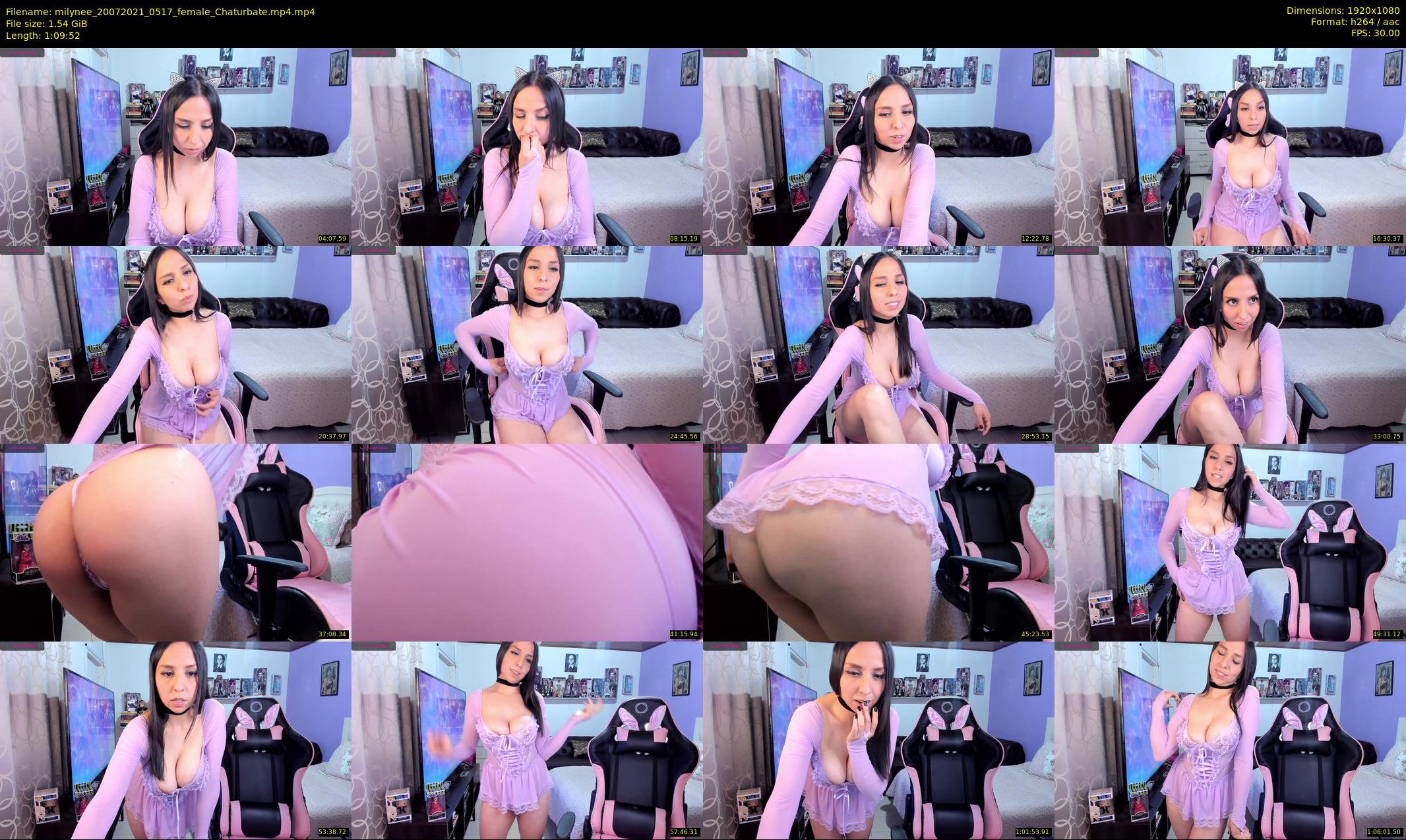 milynee — 70 minute Chaturbate female cam show recording, 1080p, Jul 20, 2021