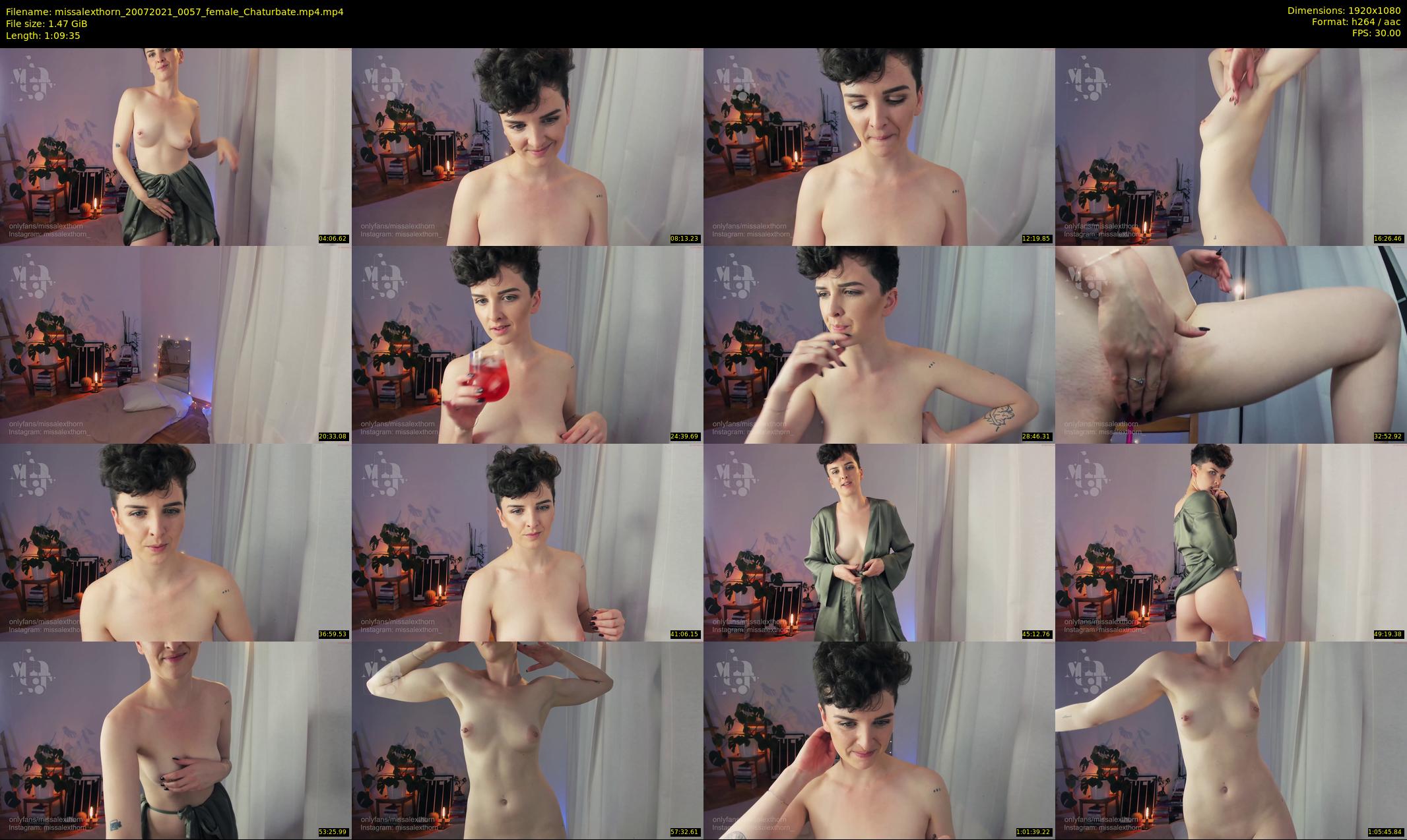 missalexthorn — 70 minute Chaturbate female cam show recording, 1080p, Jul 20, 2021
