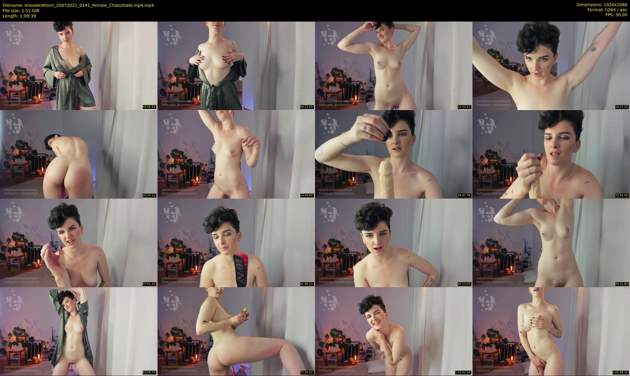 missalexthorn — 70 minute Chaturbate female cam show recording, 1080p, Jul 20, 2021
