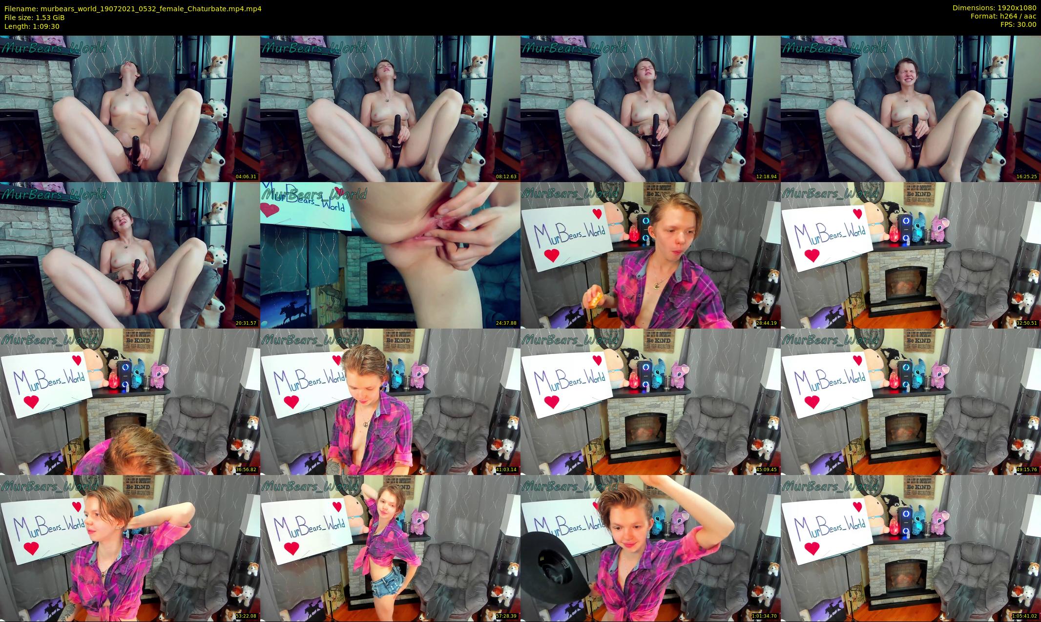 murbears_world — 70 minute Chaturbate female cam show recording, 1080p, Jul 19, 2021
