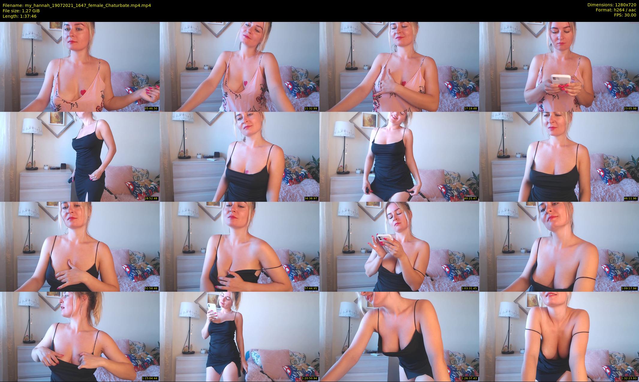 my_hannah — 98 minute Chaturbate female cam show recording, 720p, Jul 19, 2021