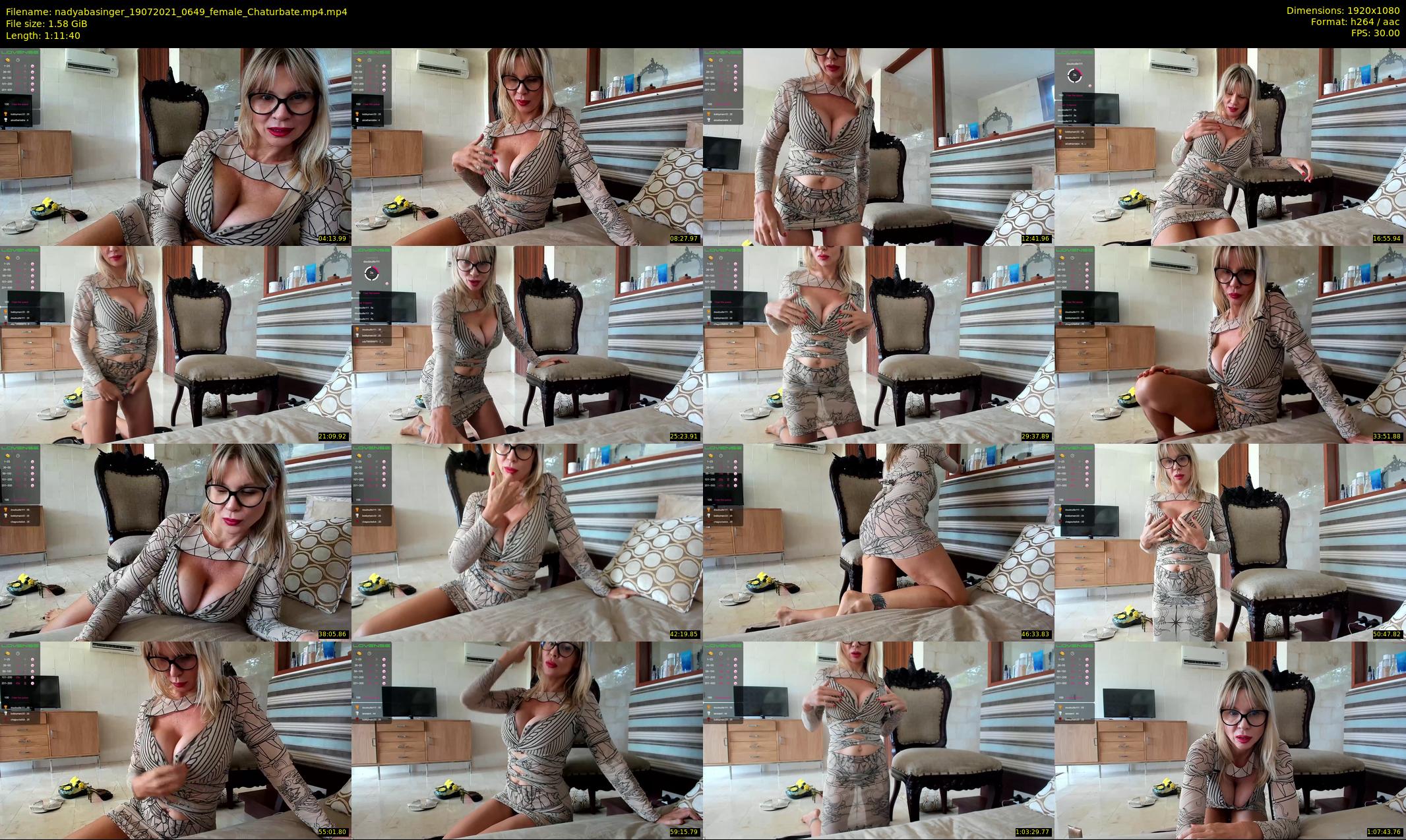 nadyabasinger — 72 minute Chaturbate female cam show recording, 1080p, Jul 19, 2021