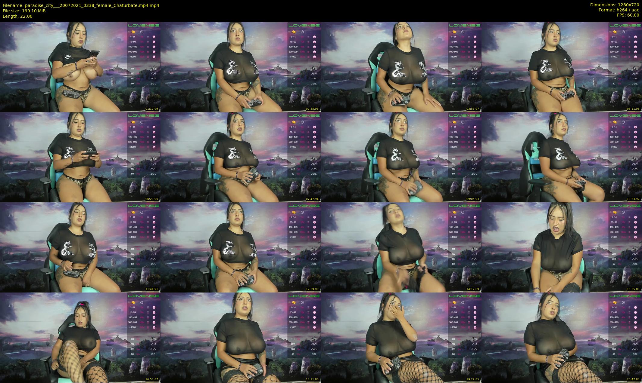 paradise_city__ — 22 minute Chaturbate female cam show recording, 720p, Jul 20, 2021