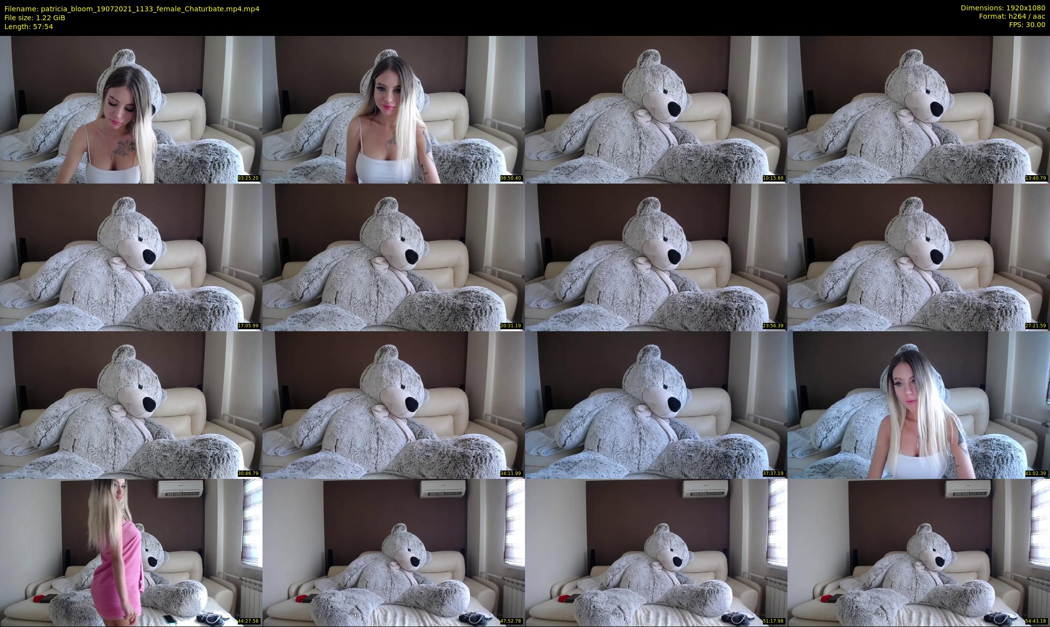 patricia_bloom — 58 minute Chaturbate female cam show recording, 1080p, Jul 19, 2021