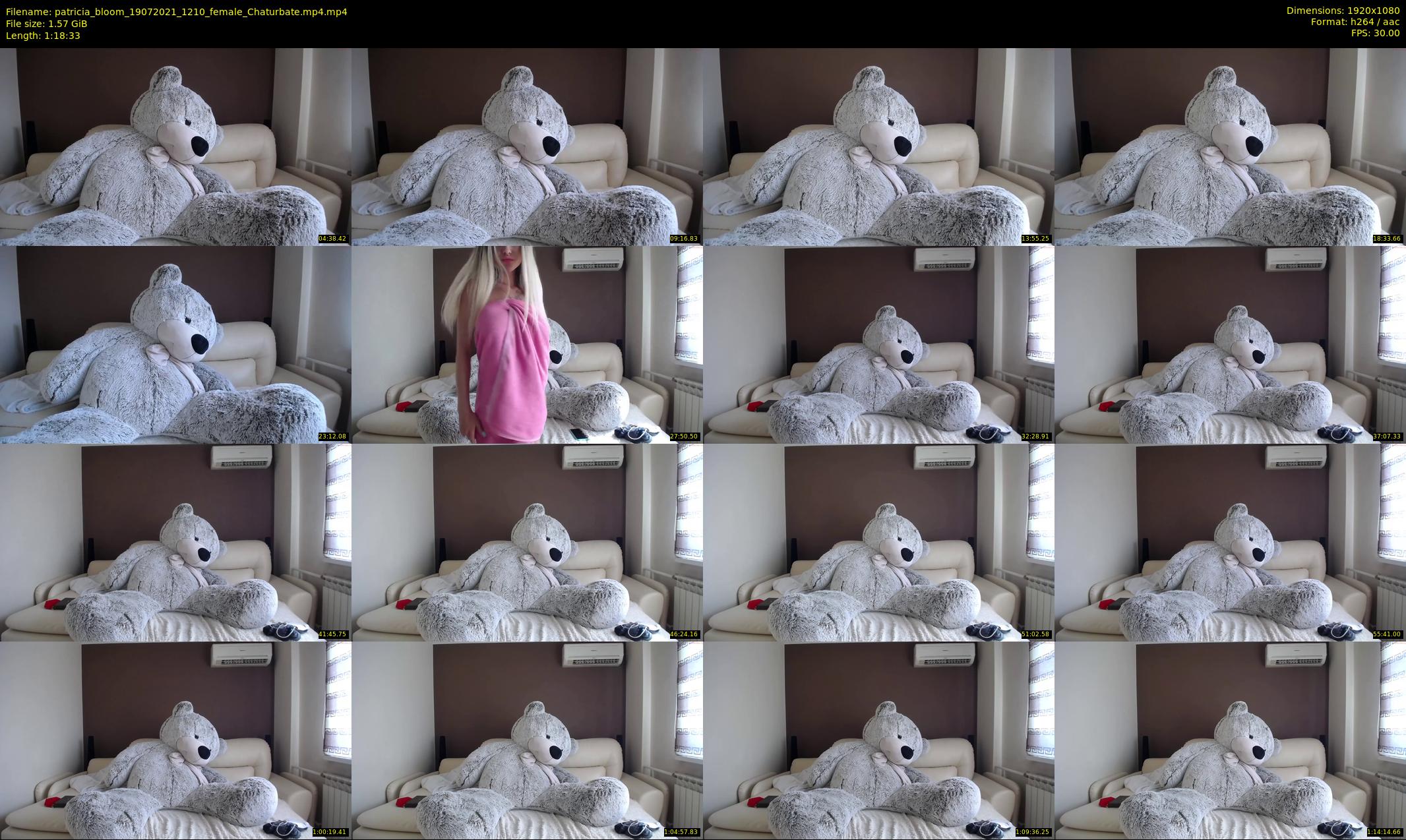 patricia_bloom — 79 minute Chaturbate female cam show recording, 1080p, Jul 19, 2021