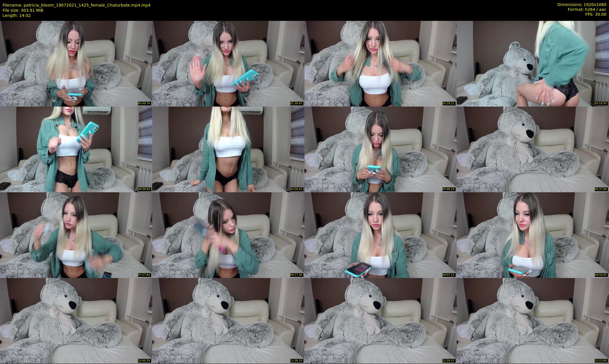 patricia_bloom — 15 minute Chaturbate female cam show recording, 1080p, Jul 19, 2021