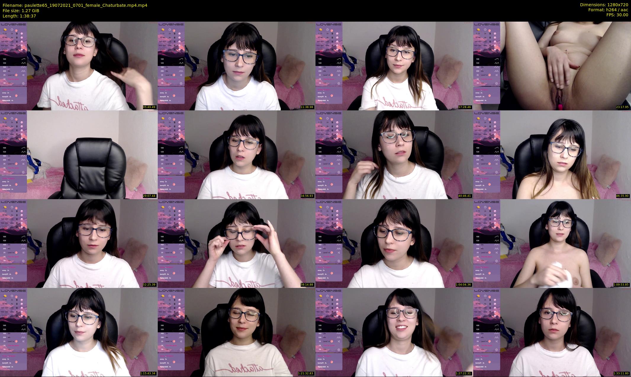 paulette65 — 99 minute Chaturbate female cam show recording, 720p, Jul 19, 2021