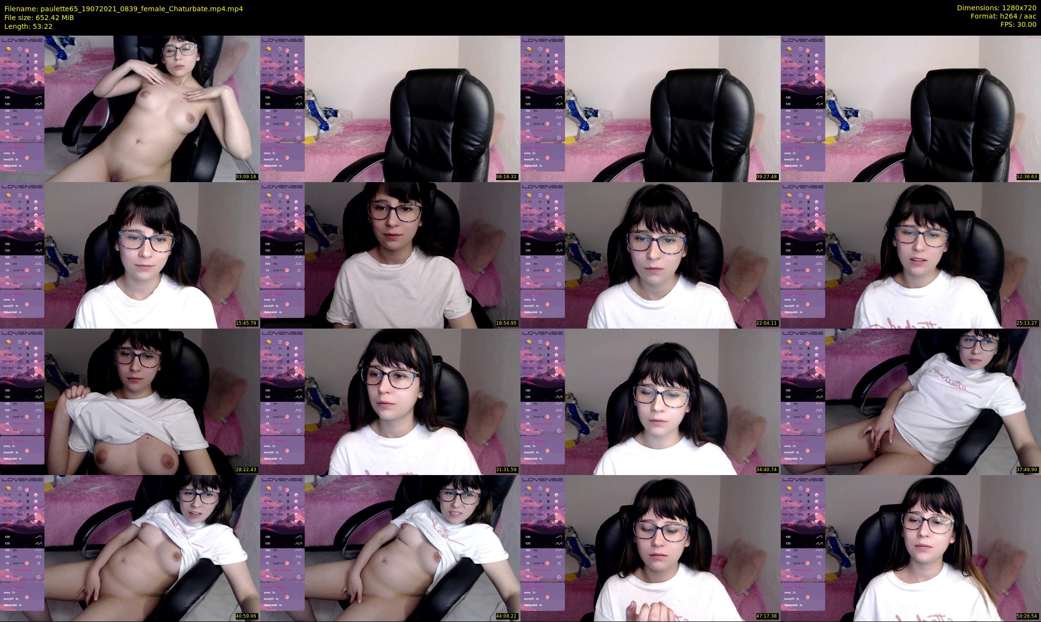 paulette65 — 54 minute Chaturbate female cam show recording, 720p, Jul 19, 2021