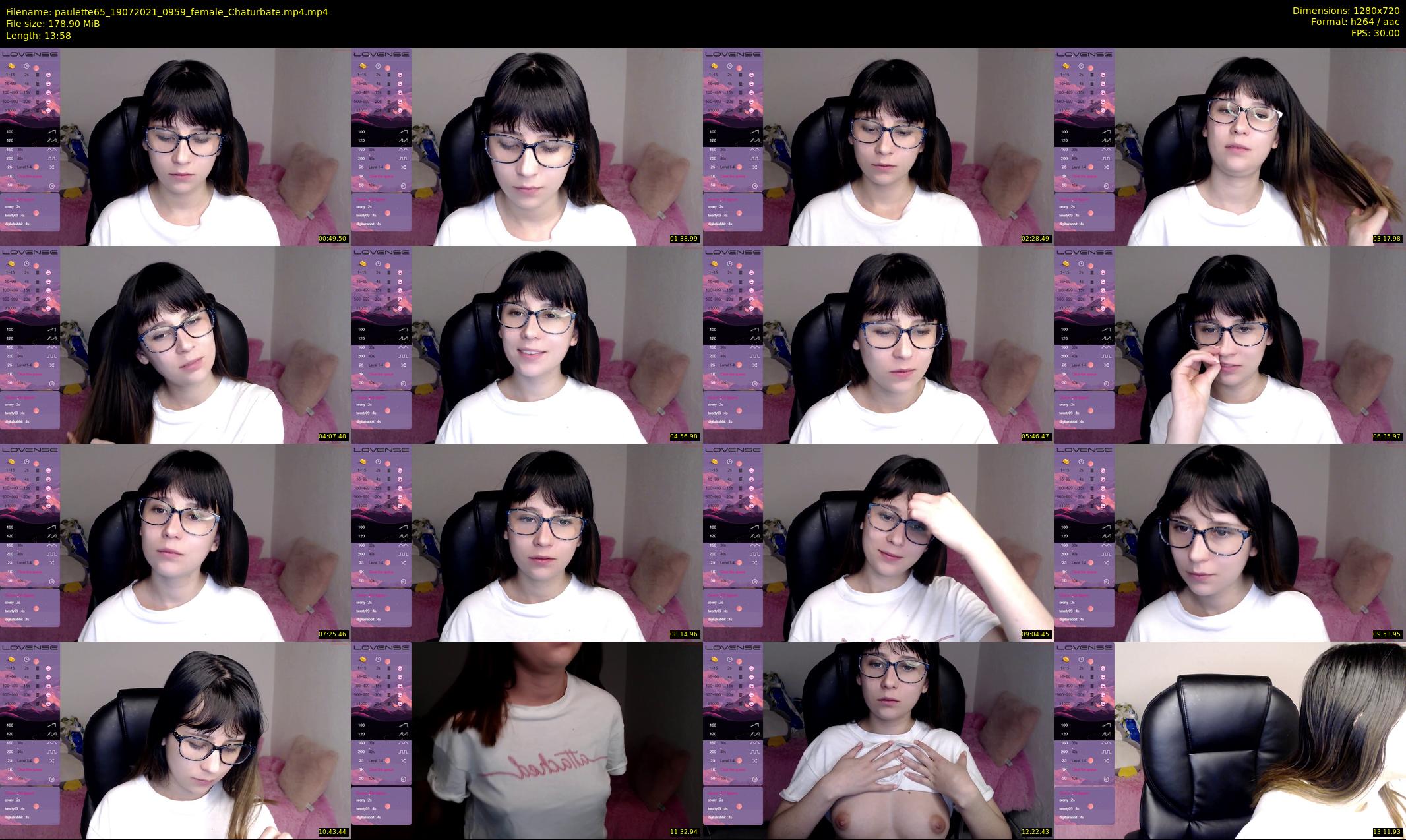 paulette65 — 14 minute Chaturbate female cam show recording, 720p, Jul 19, 2021