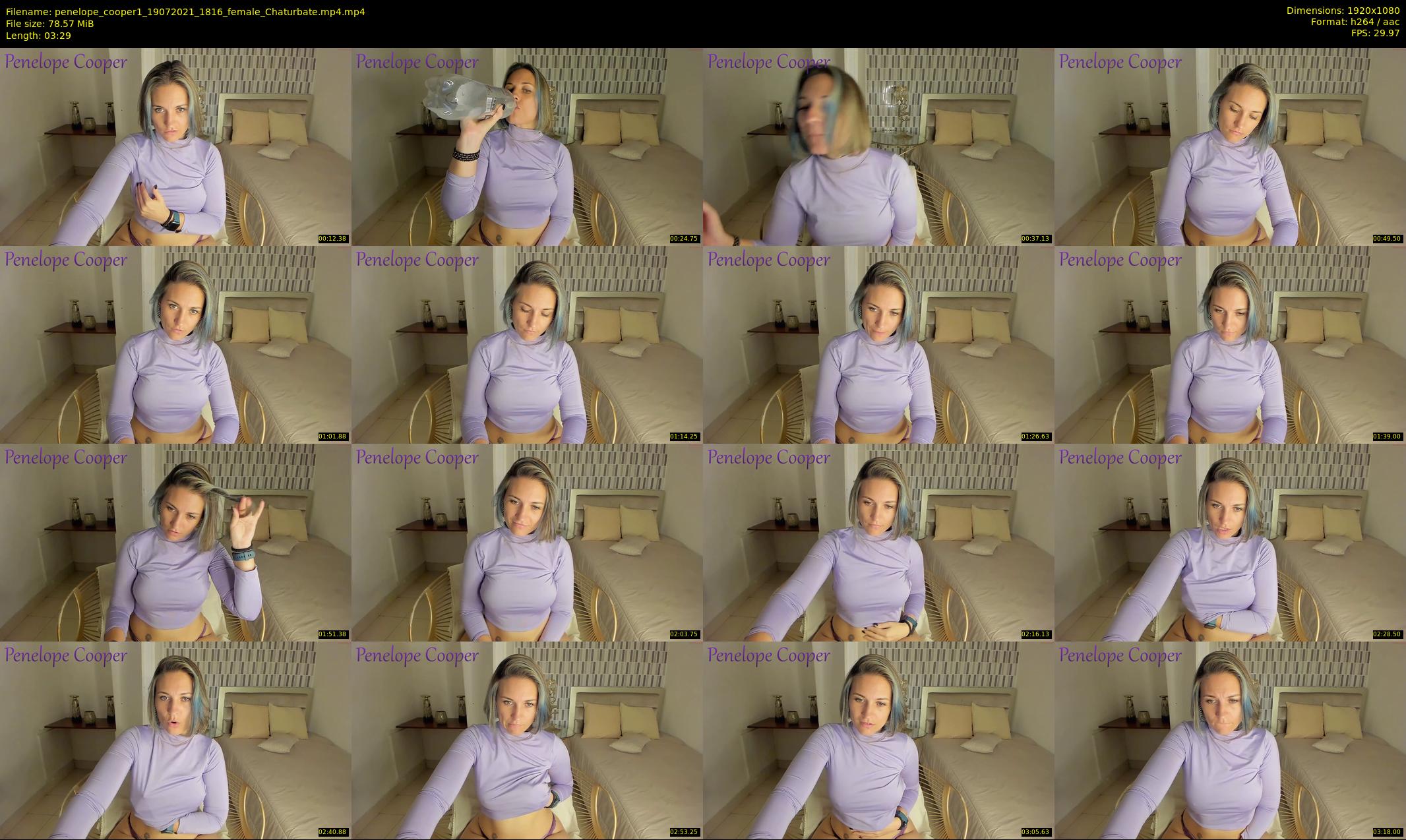 penelope_cooper1 — 4 minute Chaturbate female cam show recording, 1080p, Jul 19, 2021