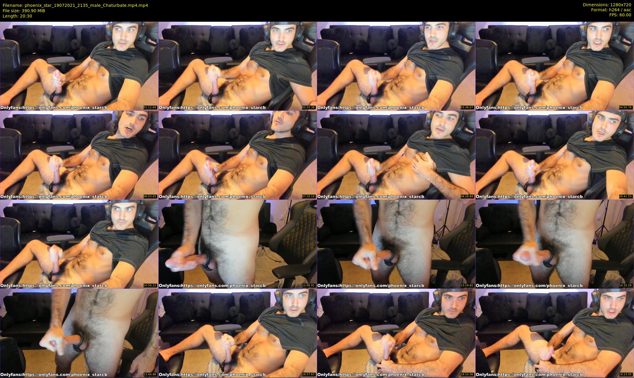 phoenix_star — 21 minute Chaturbate male cam show recording, 720p, Jul 19, 2021
