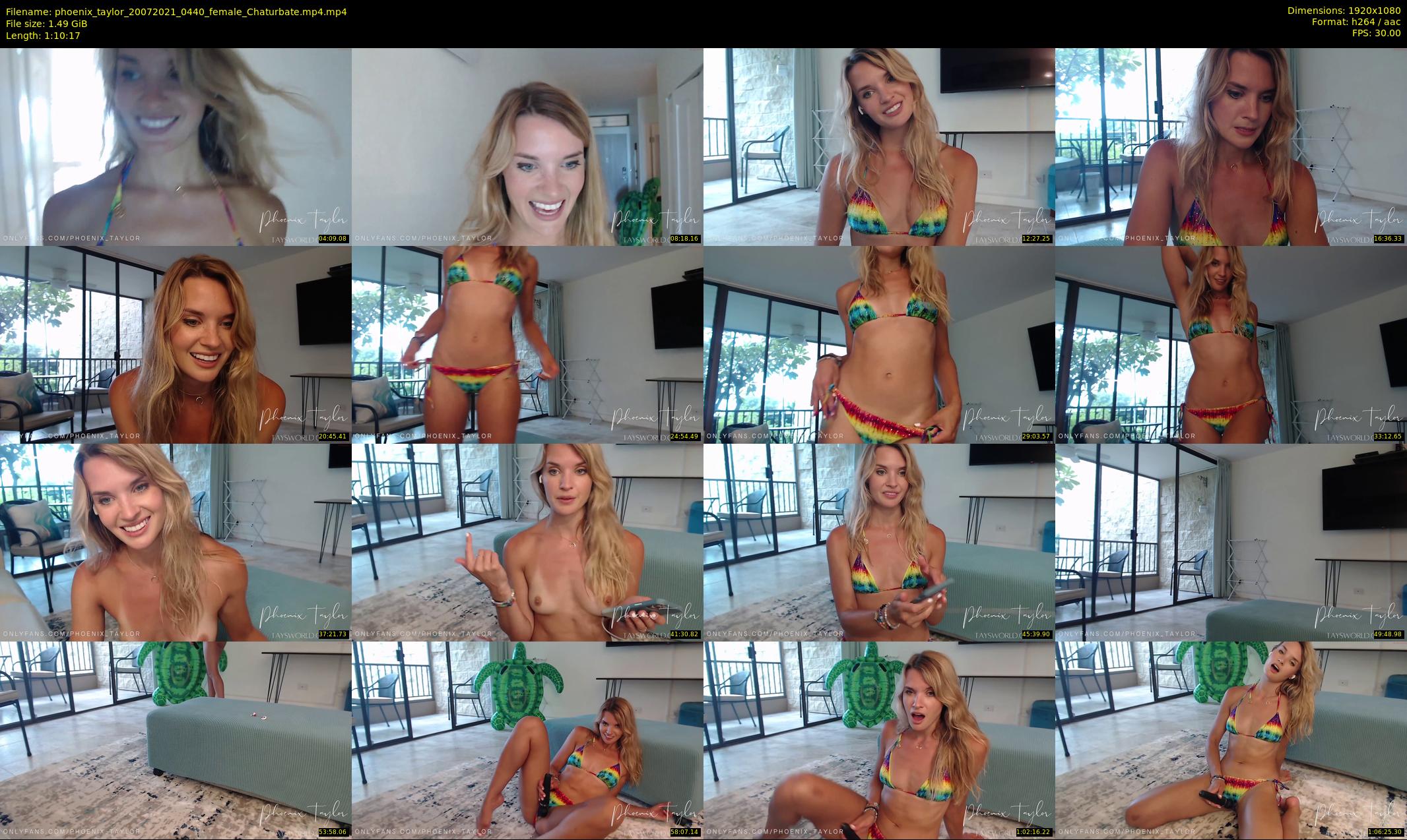 phoenix_taylor — 71 minute Chaturbate female cam show recording, 1080p, Jul 20, 2021