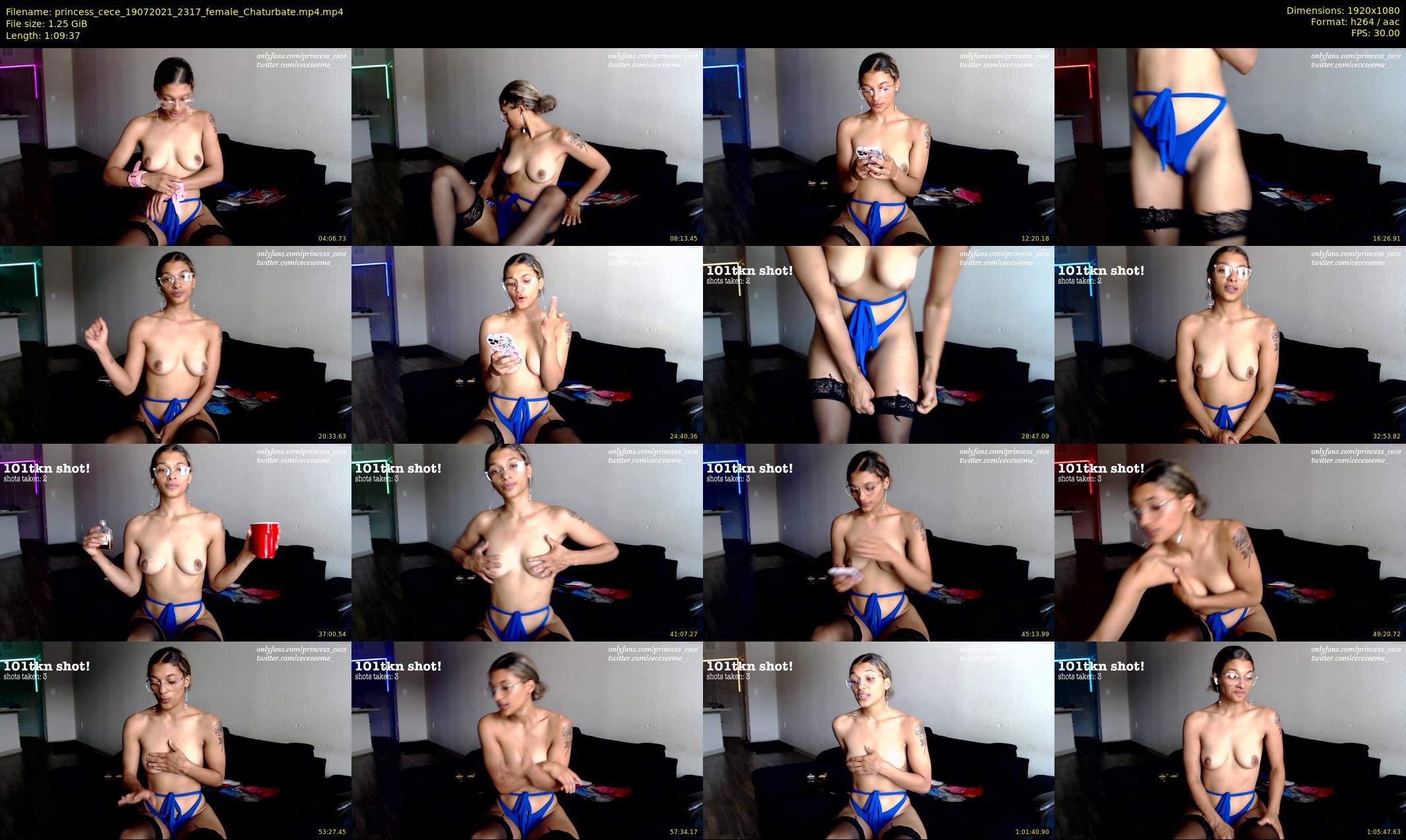 princess_cece — 70 minute Chaturbate female cam show recording, 1080p, Jul 19, 2021