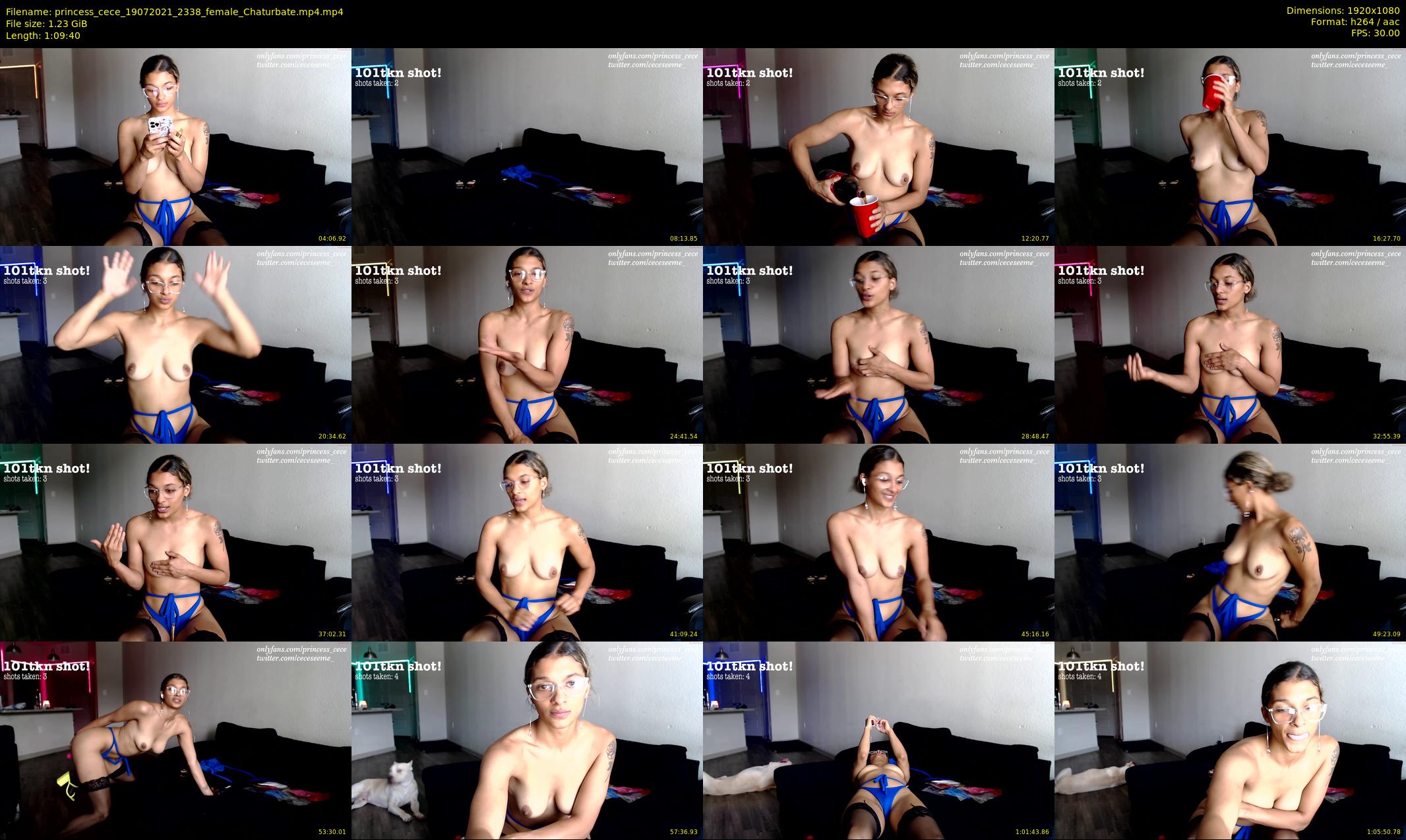 princess_cece — 70 minute Chaturbate female cam show recording, 1080p, Jul 19, 2021