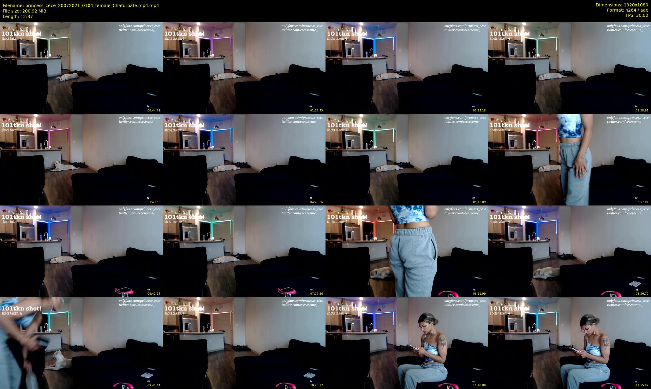 princess_cece — 13 minute Chaturbate female cam show recording, 1080p, Jul 20, 2021