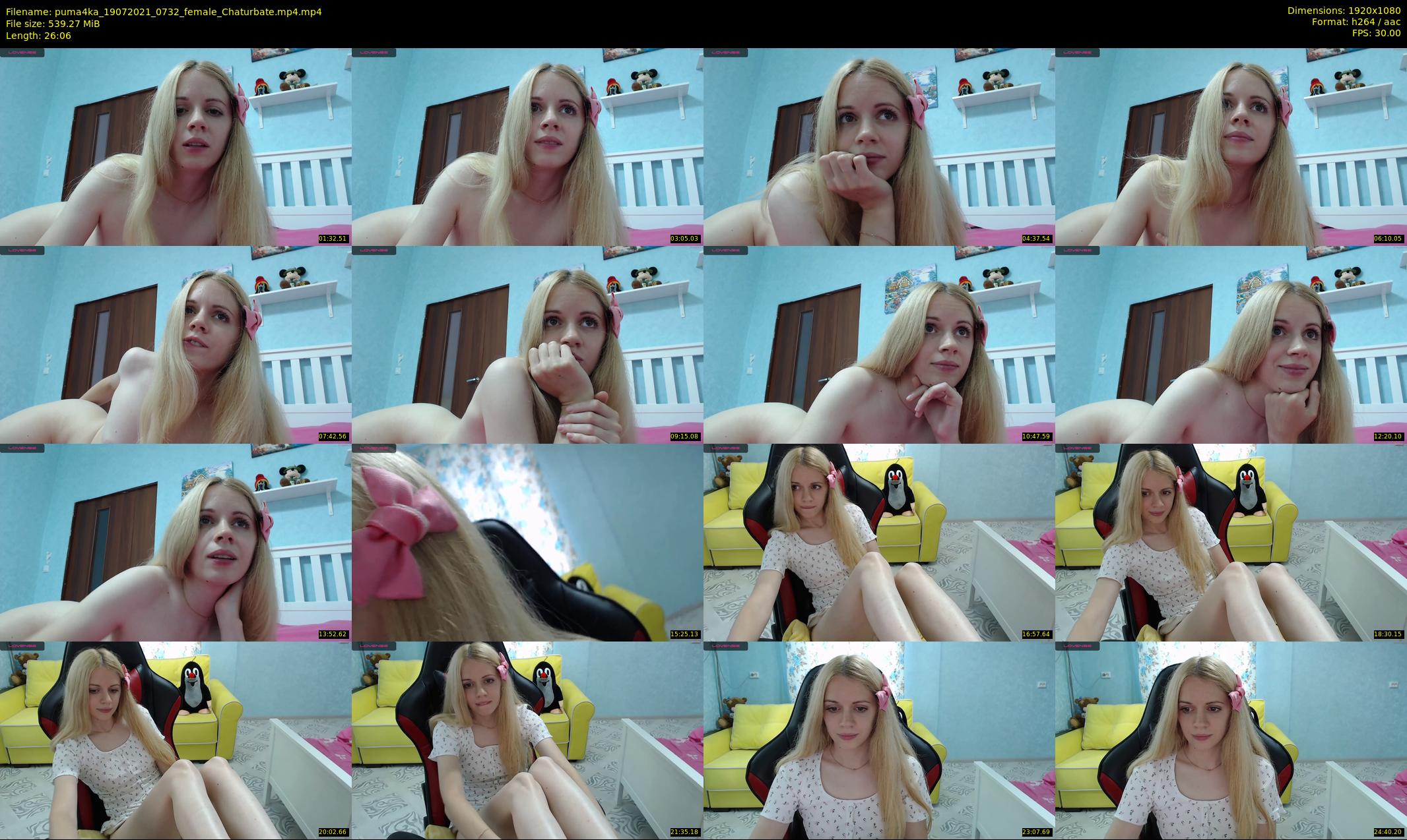 puma4ka — 27 minute Chaturbate female cam show recording, 1080p, Jul 19, 2021