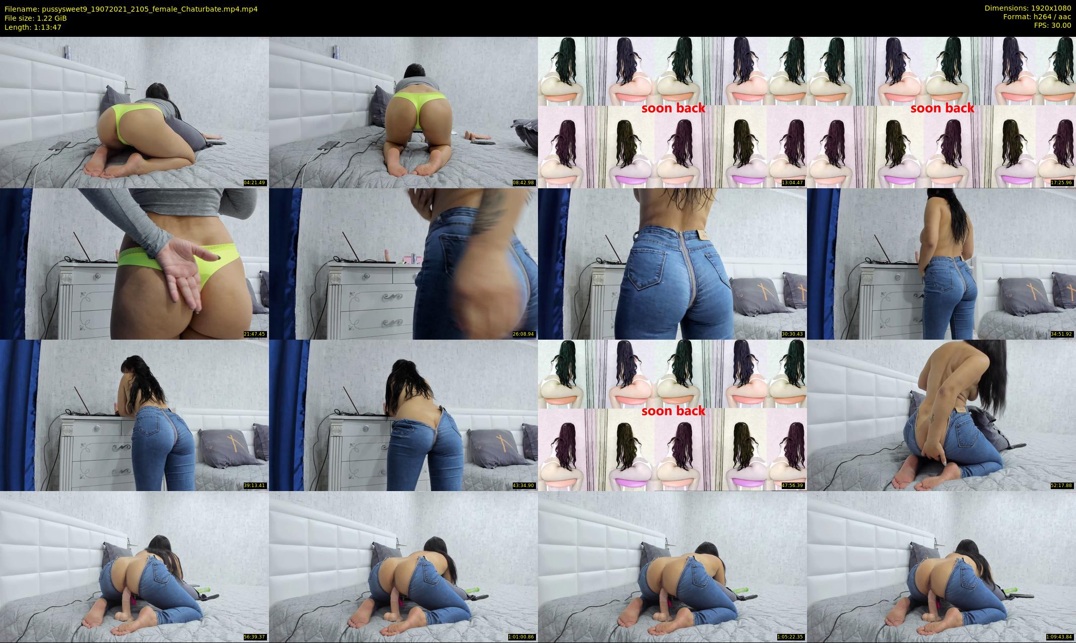 pussysweet9 — 74 minute Chaturbate female cam show recording, 1080p, Jul 19, 2021