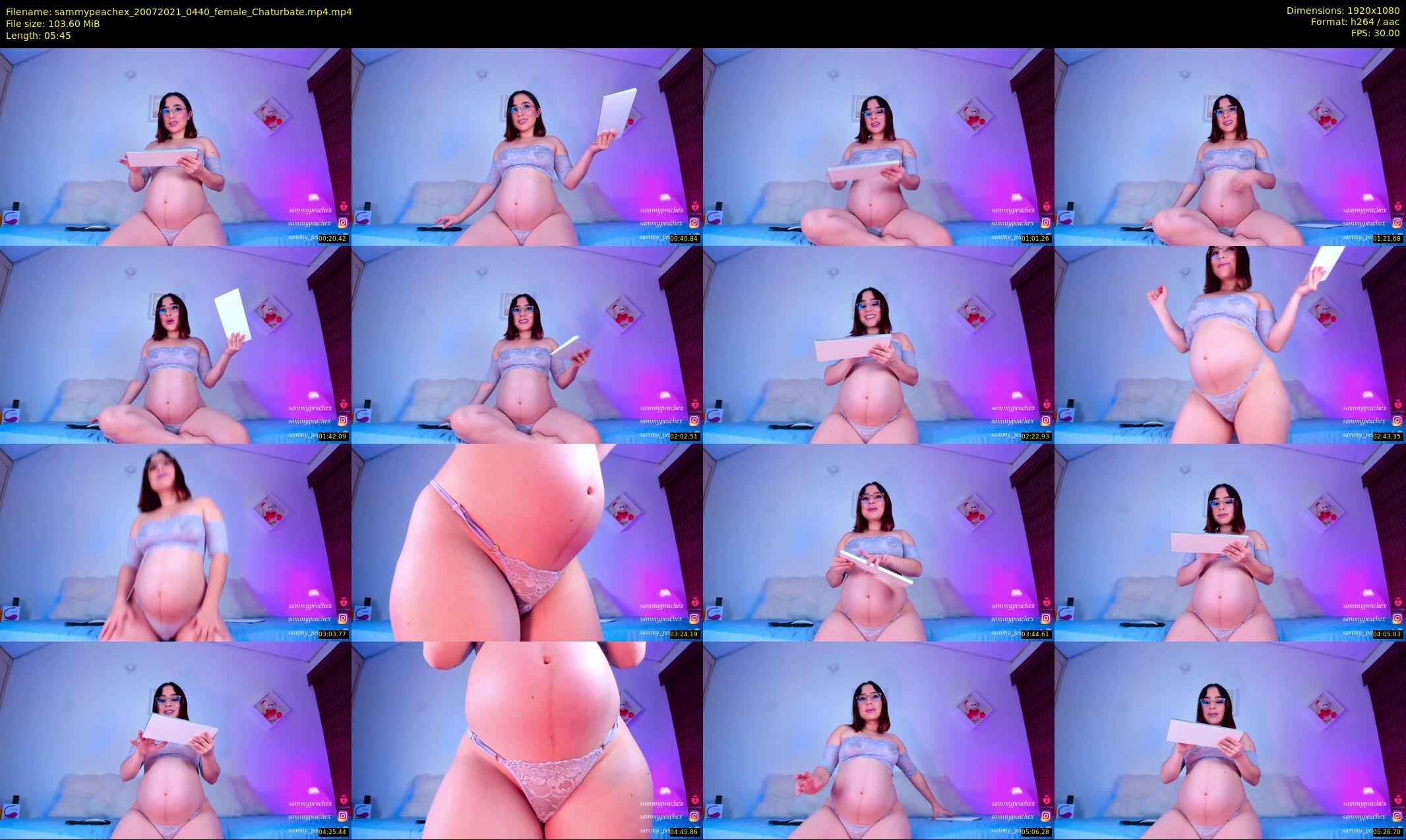 sammypeachex — 6 minute Chaturbate female cam show recording, 1080p, Jul 20, 2021