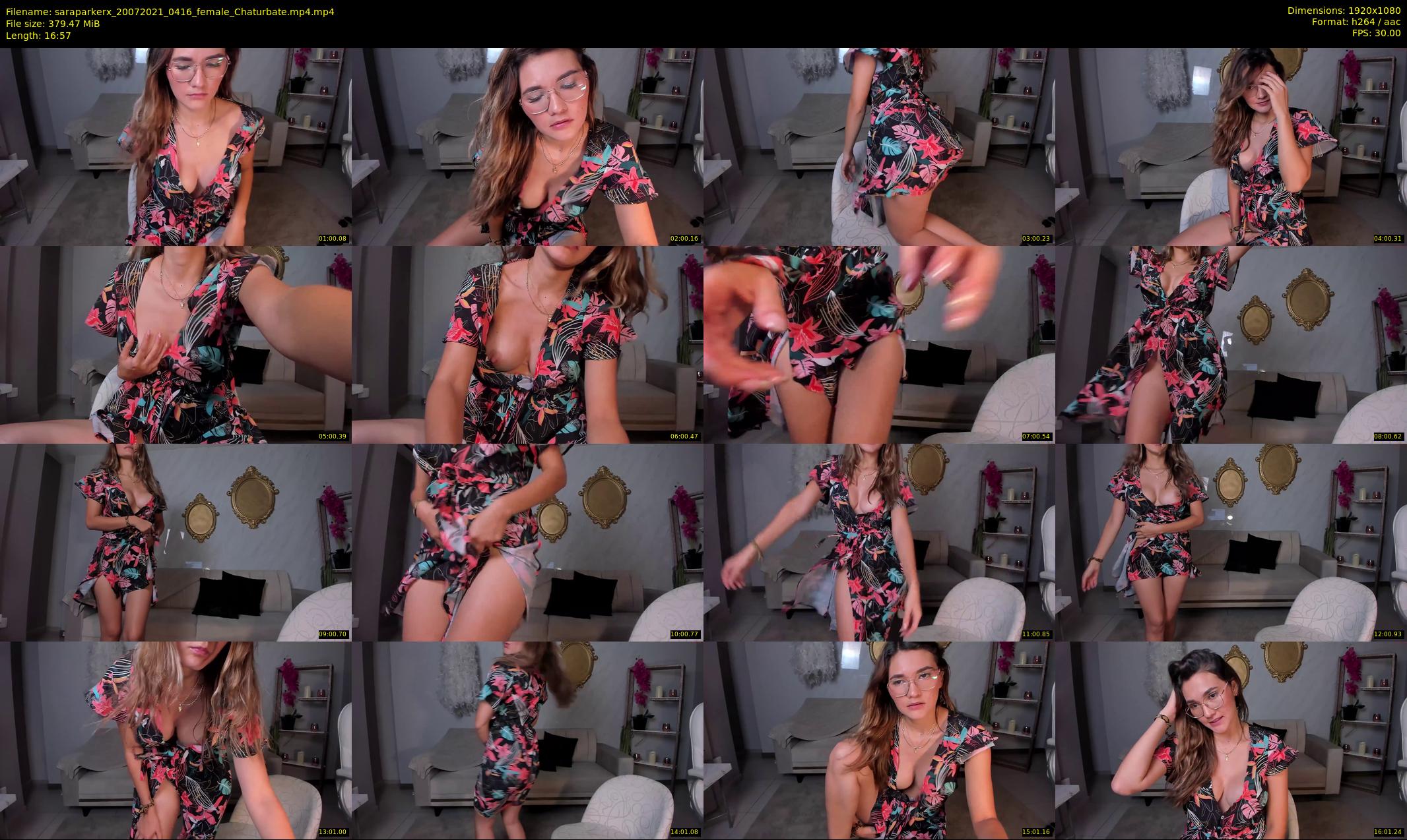 saraparkerx — 17 minute Chaturbate female cam show recording, 1080p, Jul 20, 2021