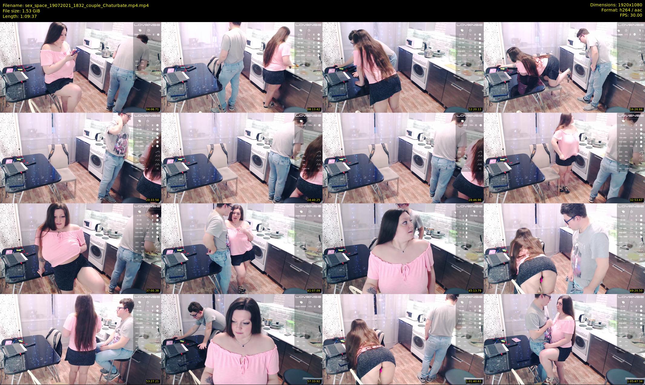 sex_space — 70 minute Chaturbate couple cam show recording, 1080p, Jul 19, 2021