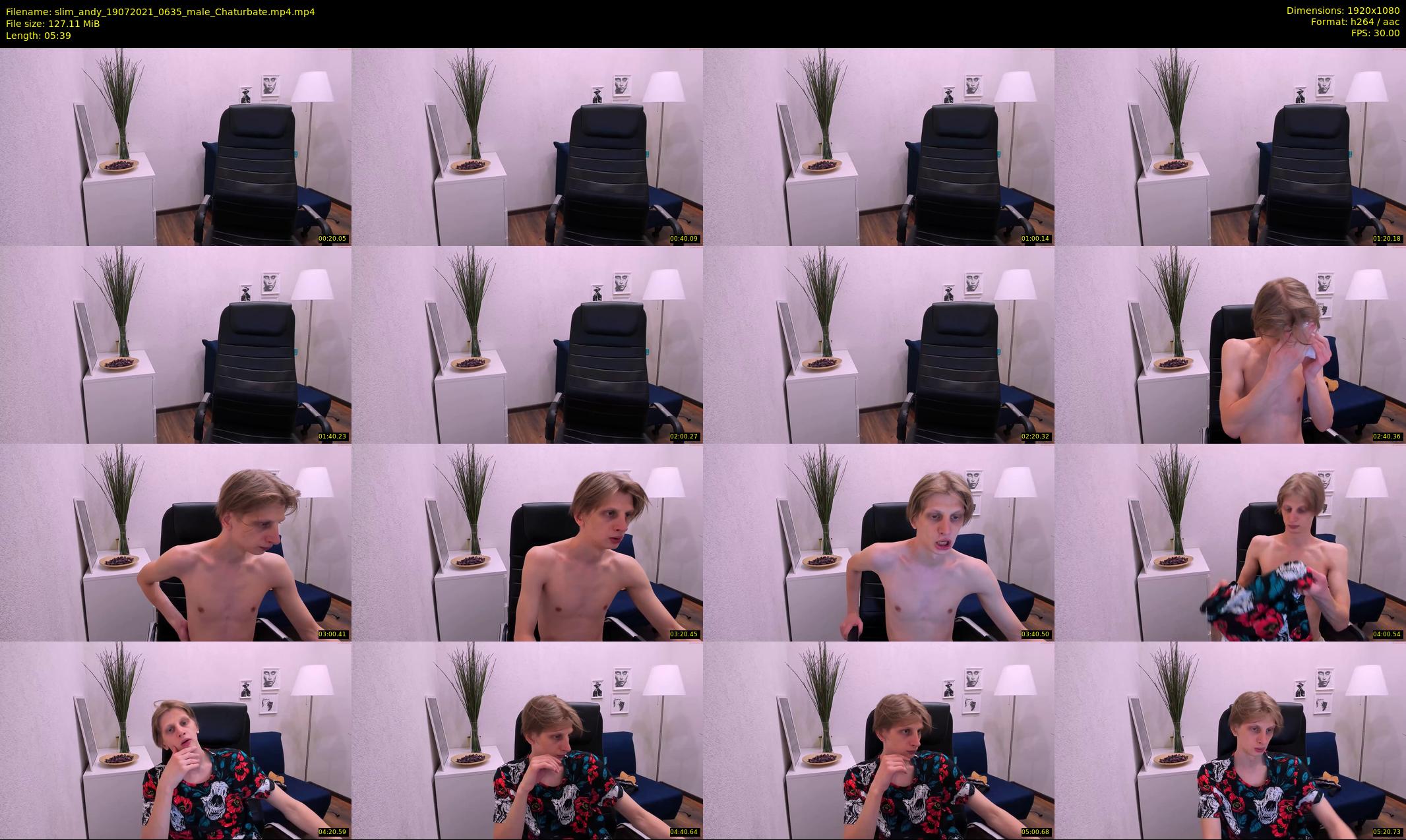 slim_andy — 6 minute Chaturbate male cam show recording, 1080p, Jul 19, 2021