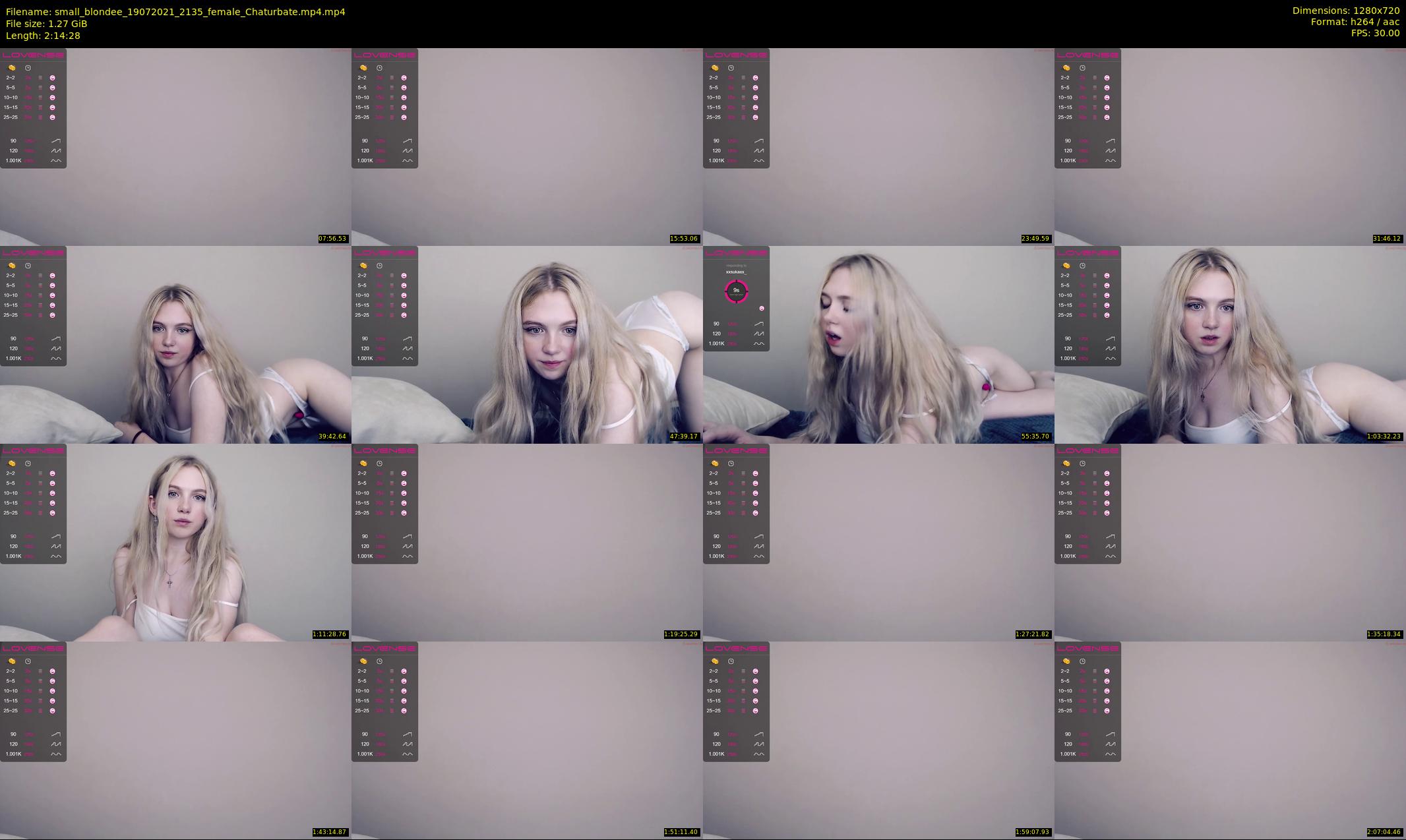 small_blondee — 135 minute Chaturbate female cam show recording, 720p, Jul 19, 2021