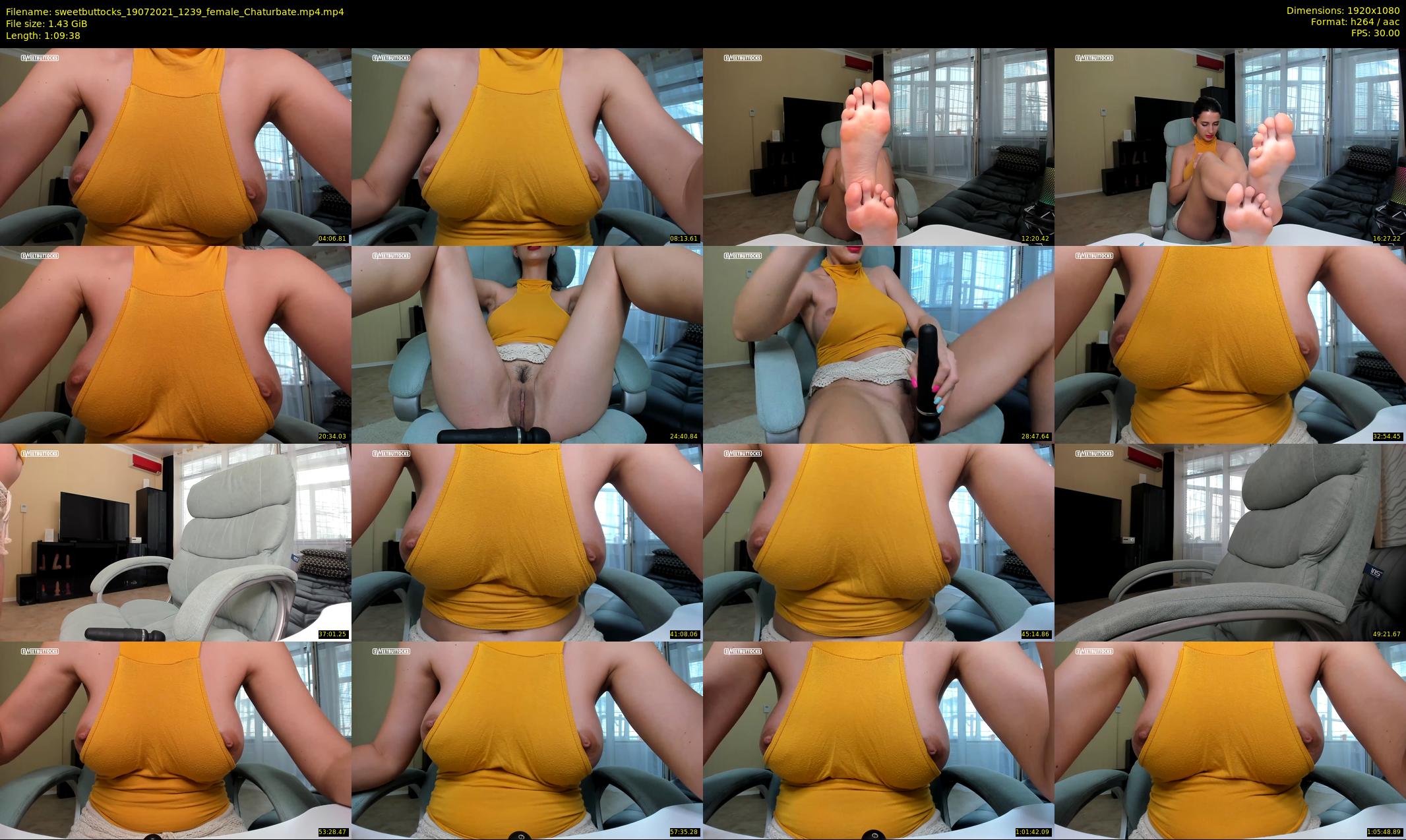 sweetbuttocks — 70 minute Chaturbate female cam show recording, 1080p, Jul 19, 2021