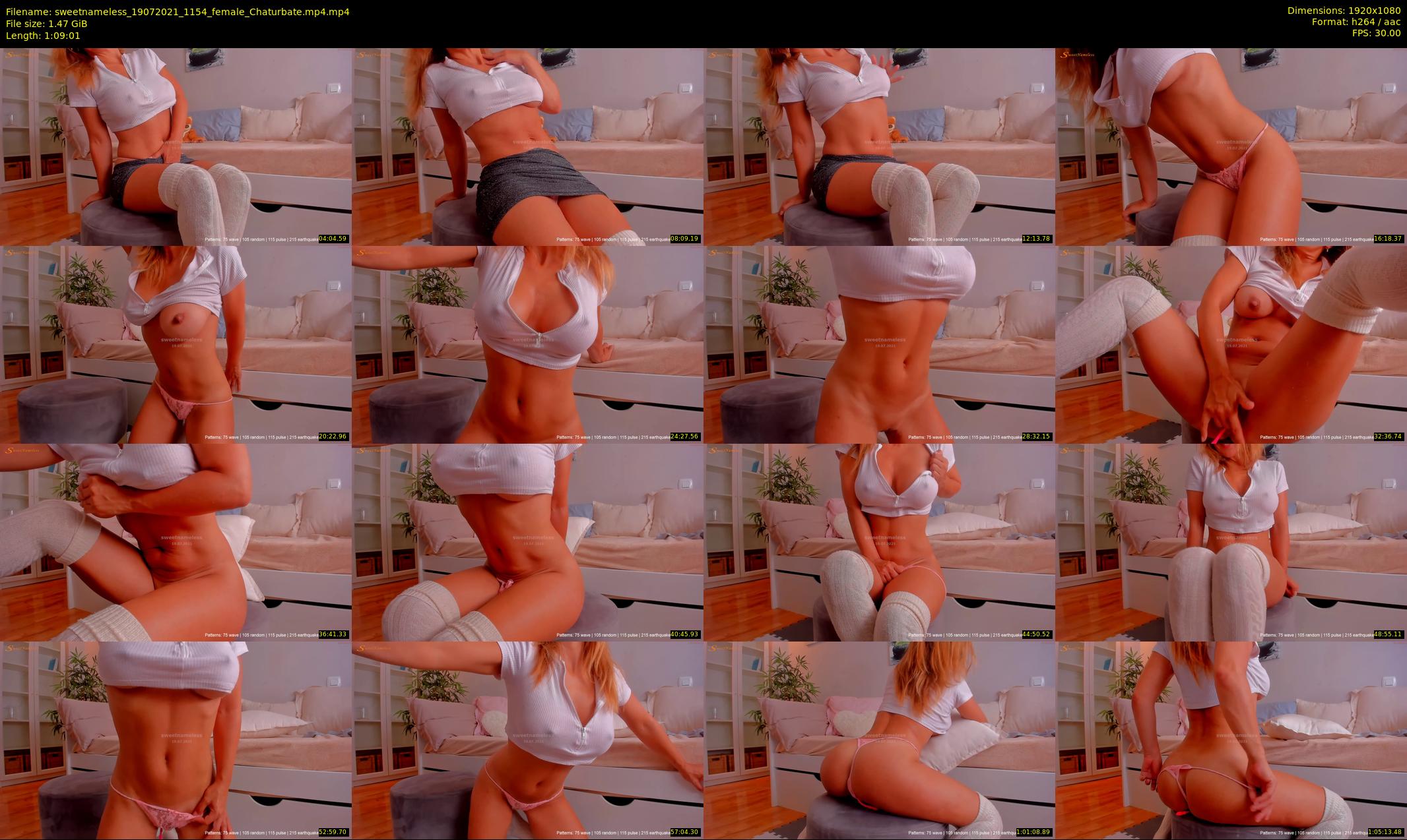 sweetnameless — 70 minute Chaturbate couple cam show recording, 1080p, Jul 19, 2021