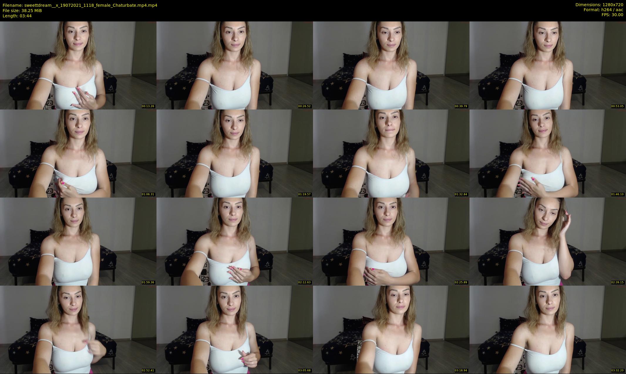 sweettdream__x — 4 minute Chaturbate female cam show recording, 720p, Jul 19, 2021