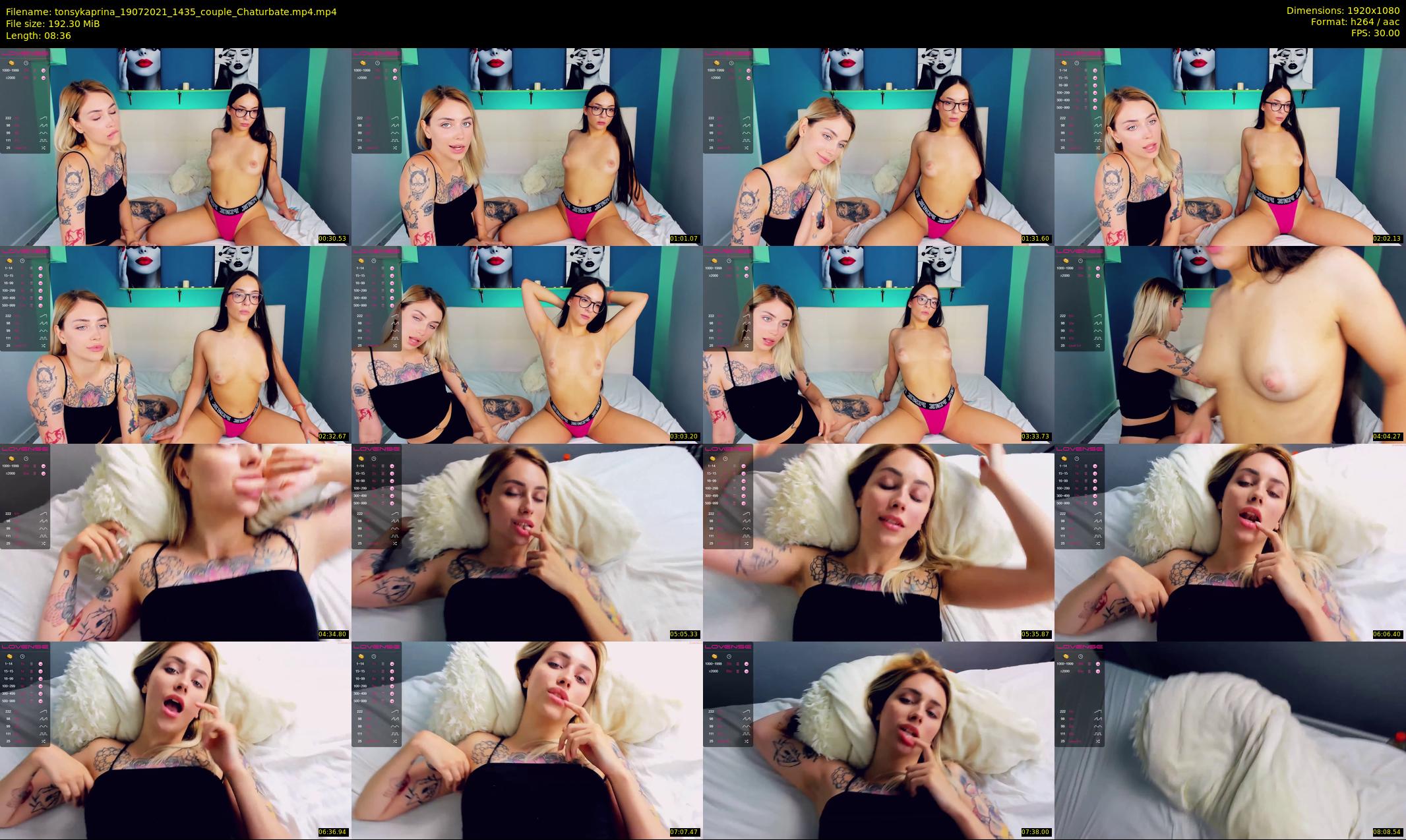 tonsykaprina — 9 minute Chaturbate couple cam show recording, 1080p, Jul 19, 2021