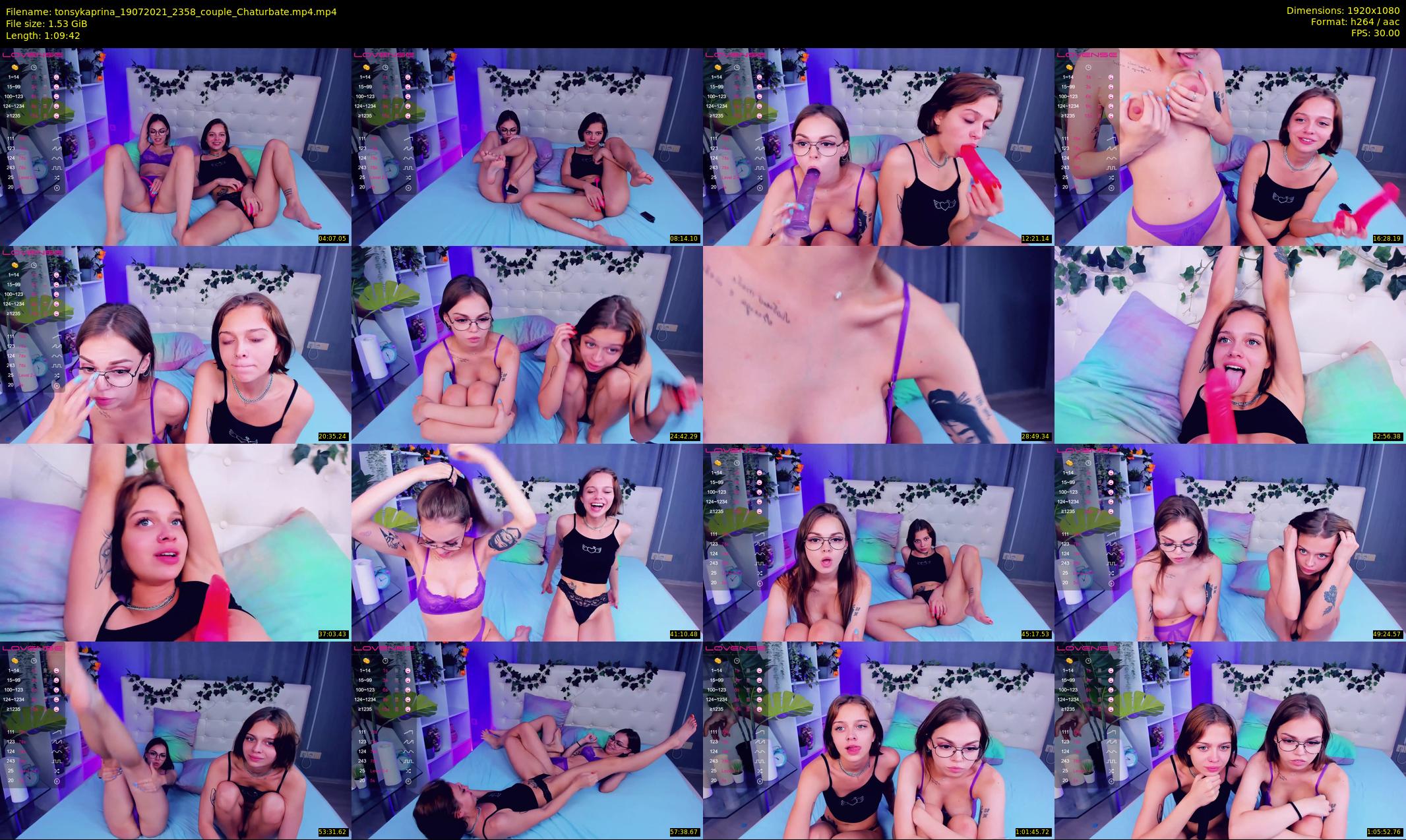 tonsykaprina — 70 minute Chaturbate couple cam show recording, 1080p, Jul 19, 2021