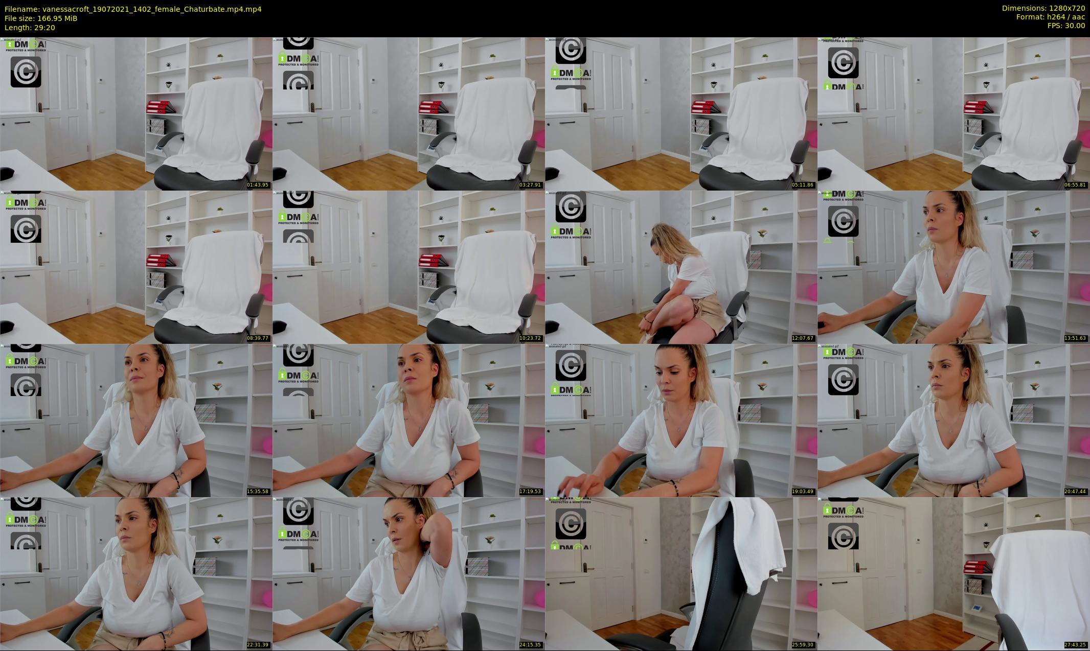 vanessacroft — 30 minute Chaturbate female cam show recording, 720p, Jul 19, 2021