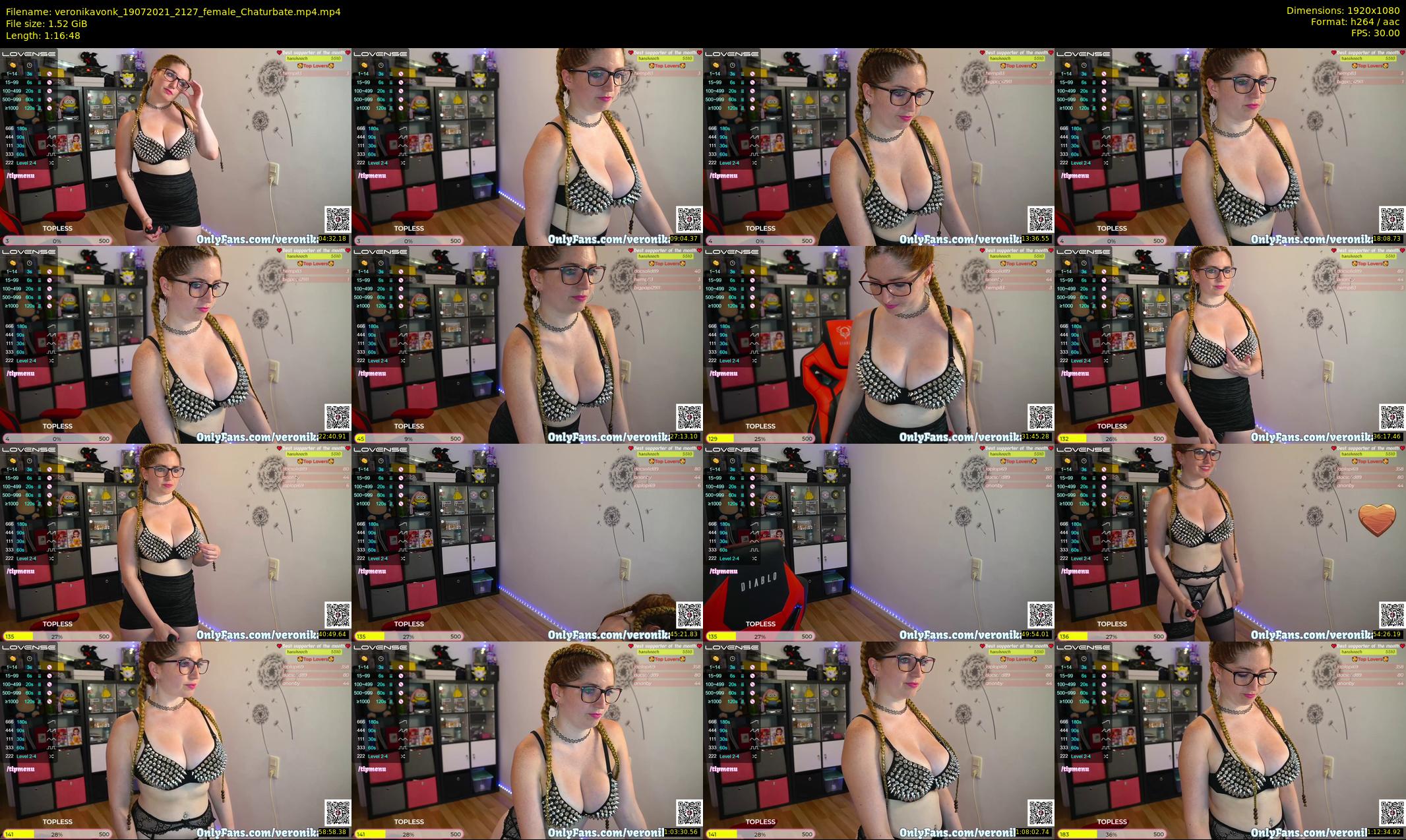 veronikavonk — 77 minute Chaturbate female cam show recording, 1080p, Jul 19, 2021