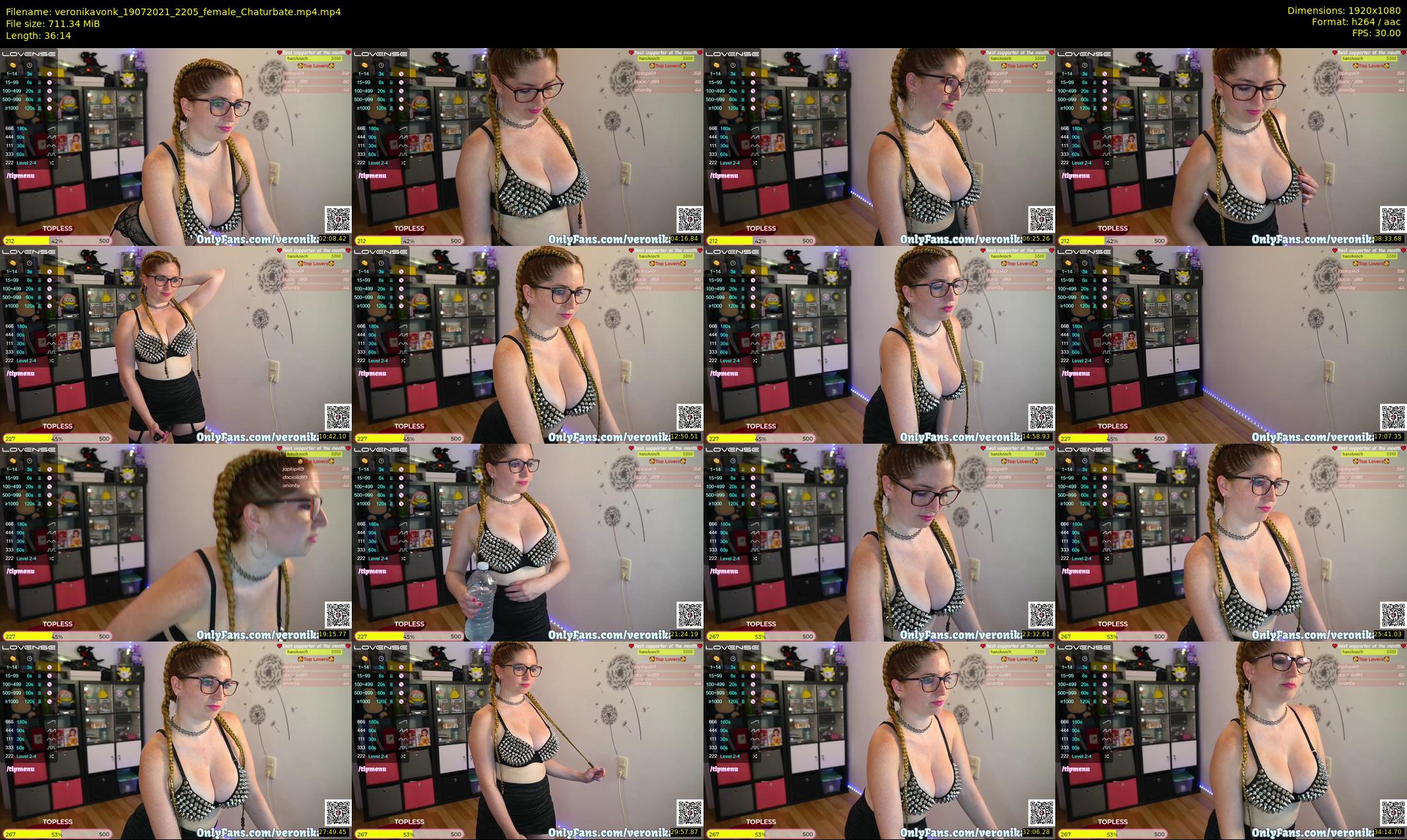 veronikavonk — 37 minute Chaturbate female cam show recording, 1080p, Jul 19, 2021