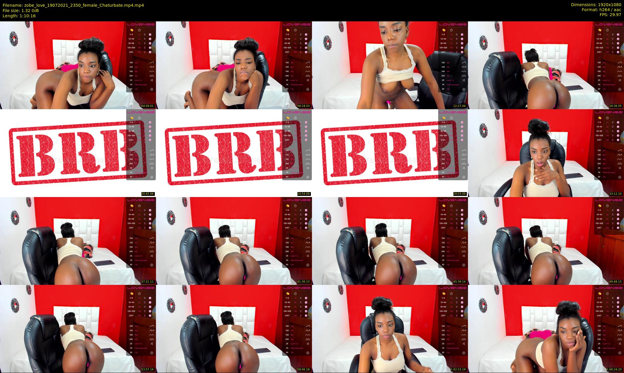 zobe_love — 71 minute Chaturbate female cam show recording, 1080p, Jul 19, 2021