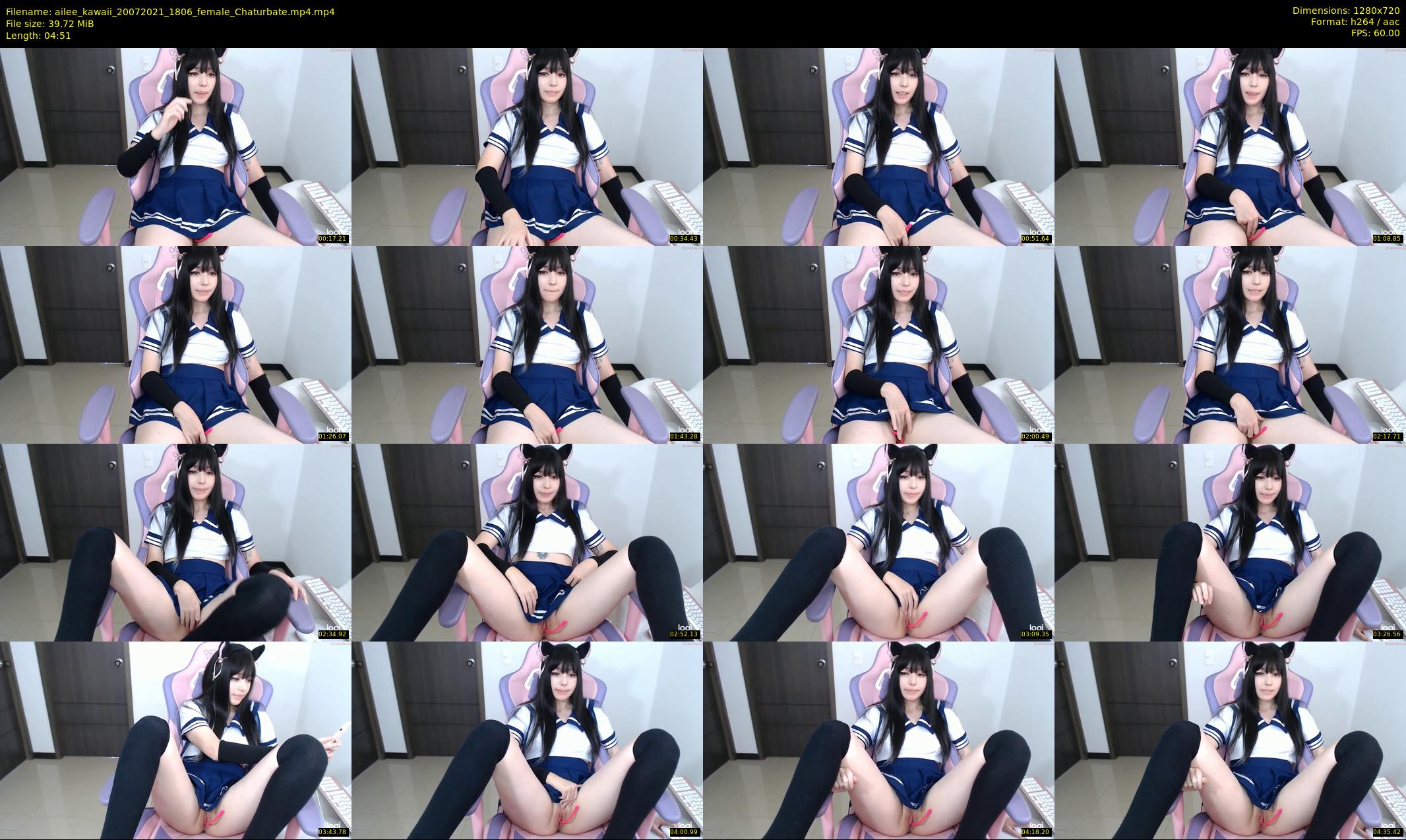 ailee_kawaii — 5 minute Chaturbate female cam show recording, 720p, Jul 20, 2021