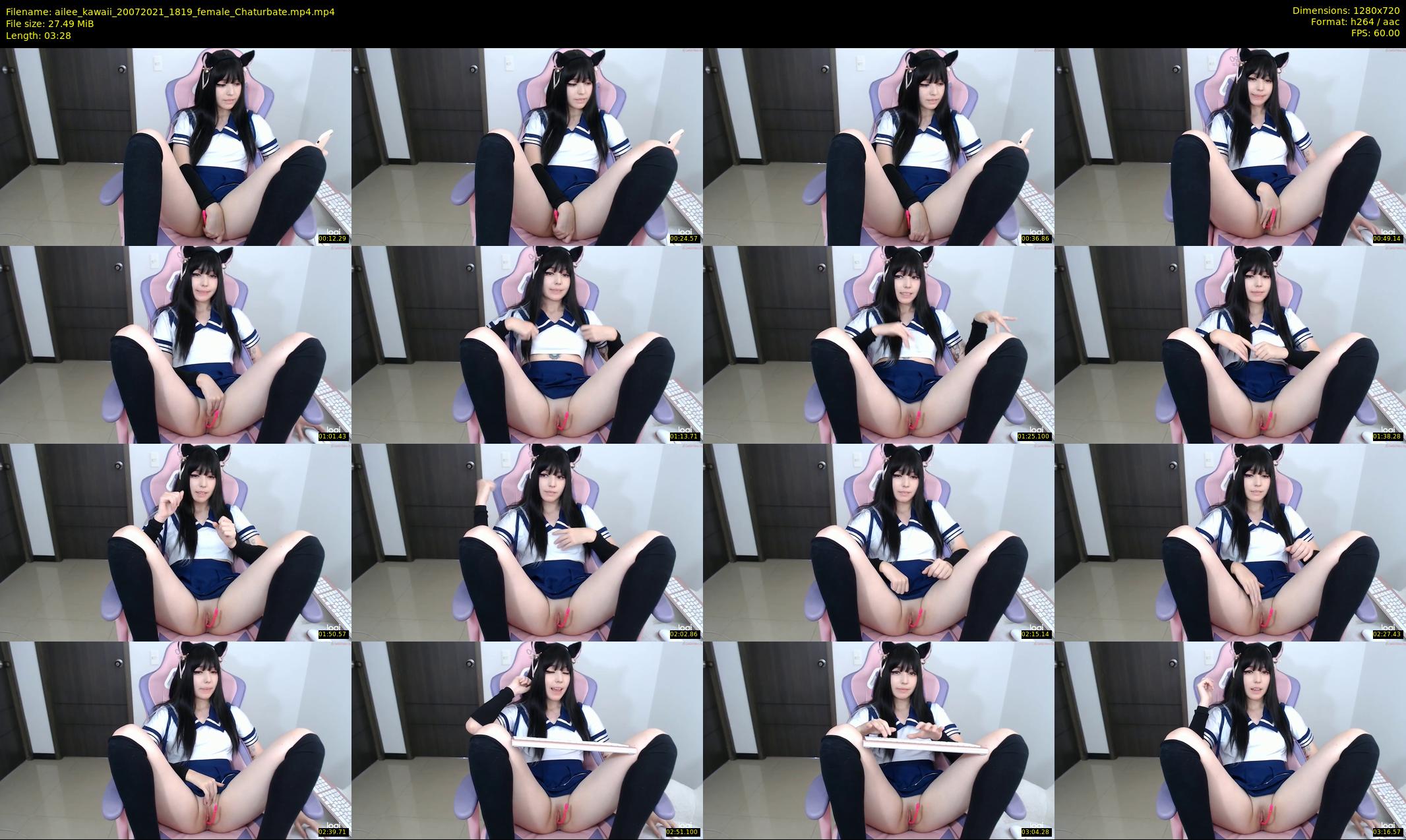 ailee_kawaii — 4 minute Chaturbate female cam show recording, 720p, Jul 20, 2021