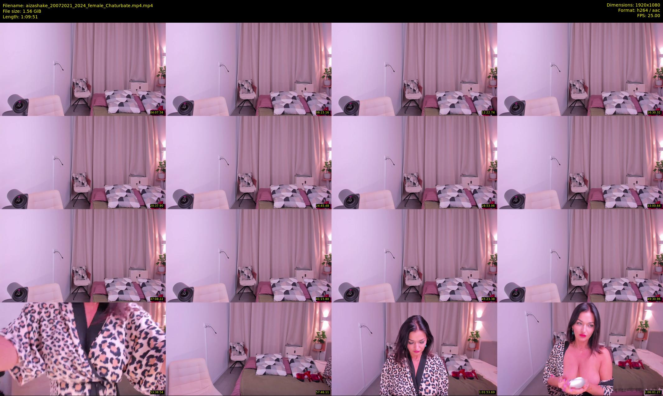 aizashake — 70 minute Chaturbate female cam show recording, 1080p, Jul 20, 2021