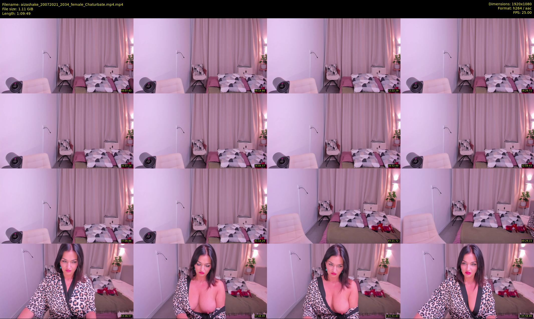 aizashake — 70 minute Chaturbate female cam show recording, 1080p, Jul 20, 2021