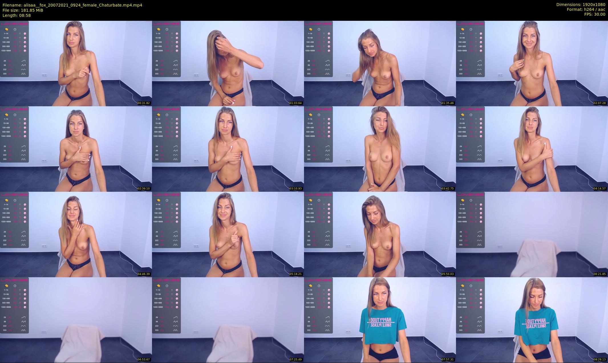 alisaa__fox — 9 minute Chaturbate female cam show recording, 1080p, Jul 20, 2021
