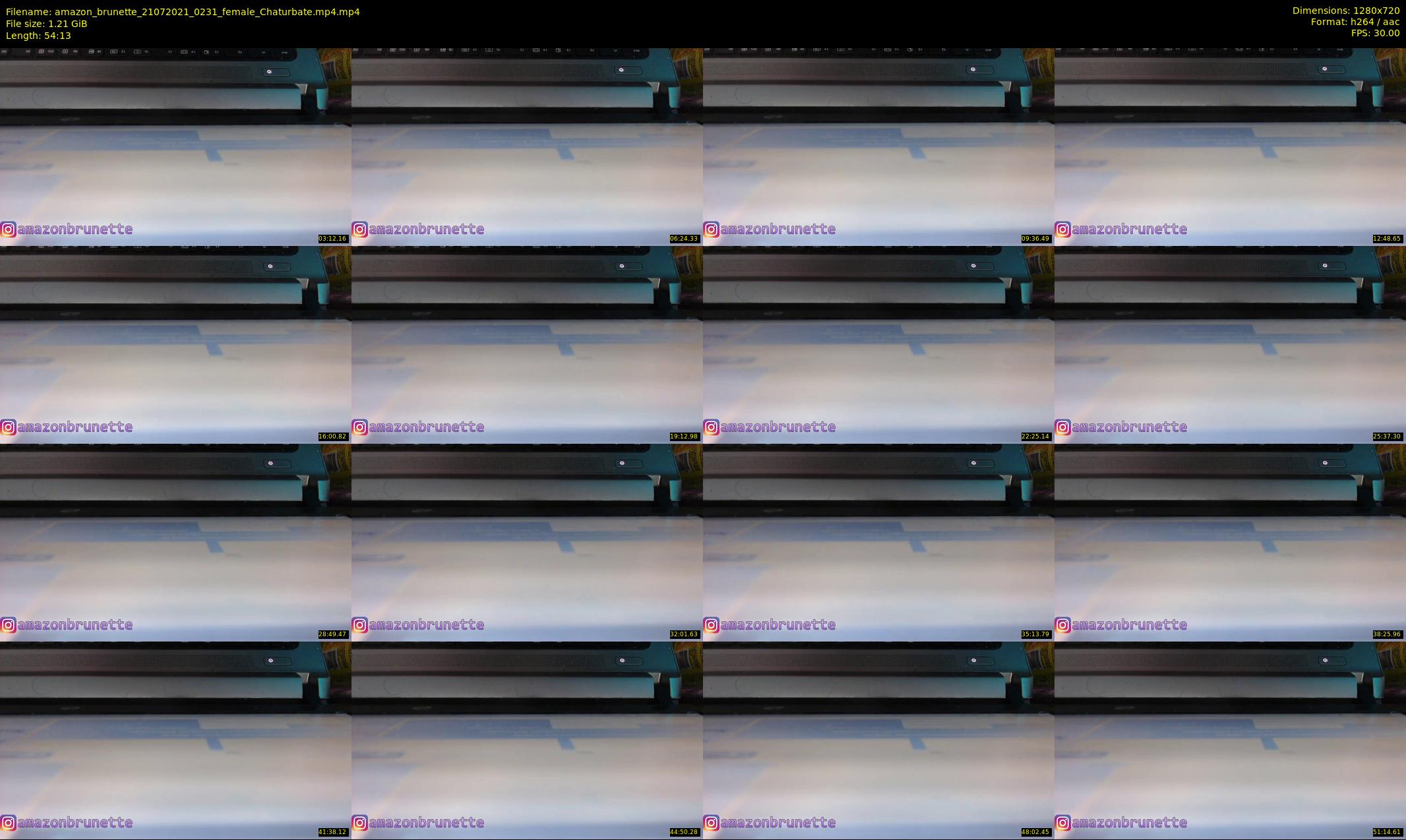 amazon_brunette — 55 minute Chaturbate female cam show recording, 720p, Jul 21, 2021