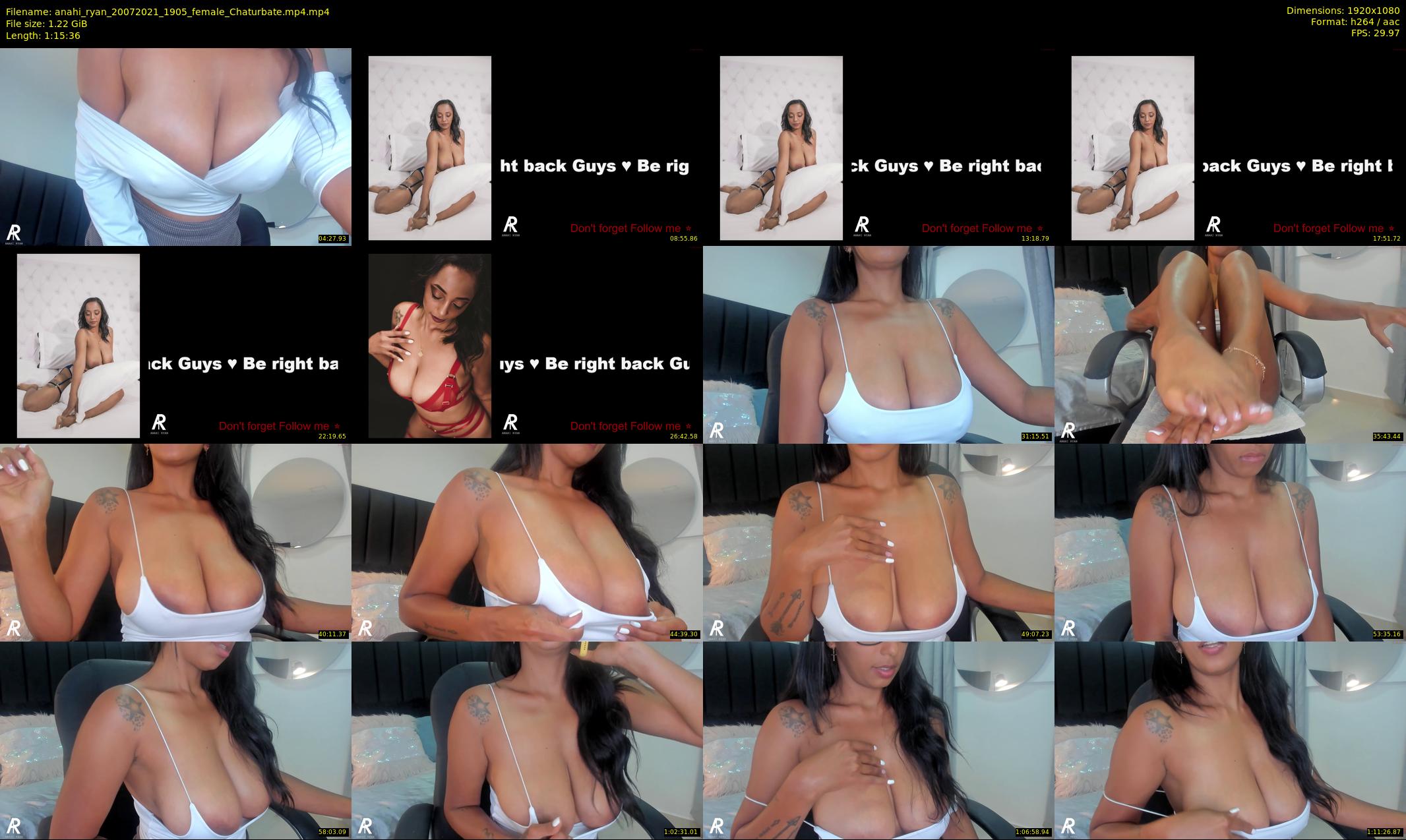 anahi_ryan — 76 minute Chaturbate female cam show recording, 1080p, Jul 20, 2021