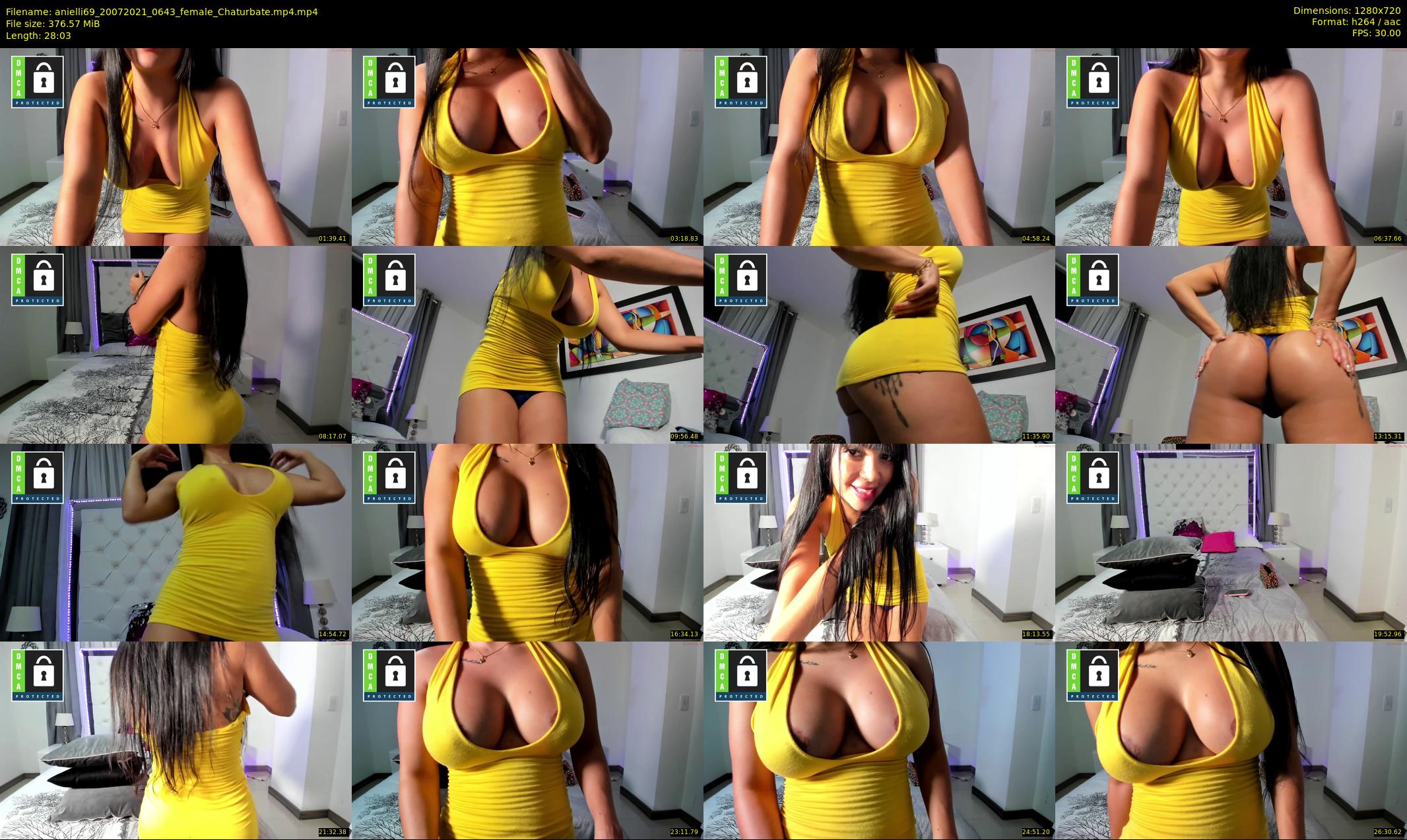 anielli69 — 29 minute Chaturbate female cam show recording, 720p, Jul 20, 2021