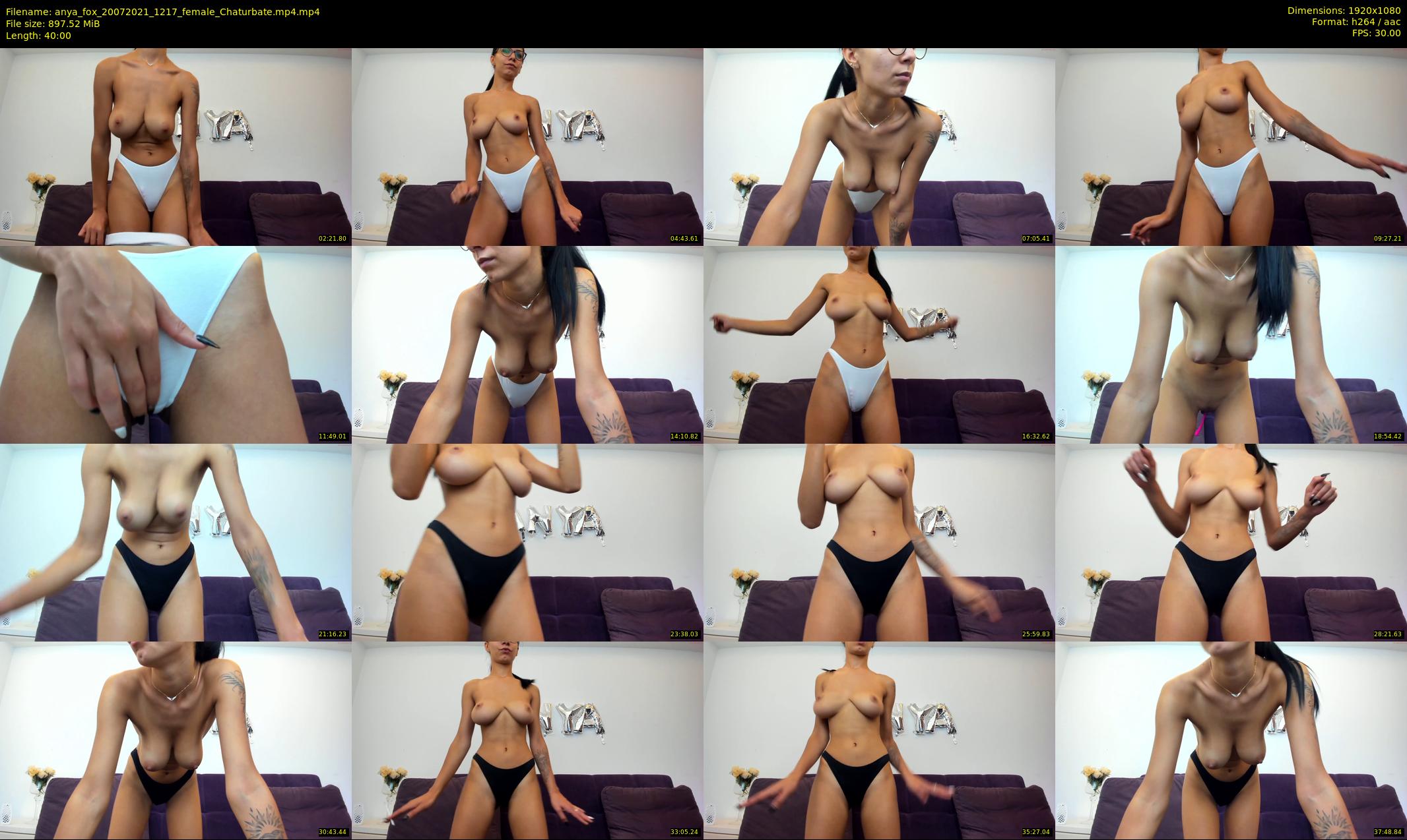 anya_fox — 40 minute Chaturbate female cam show recording, 1080p, Jul 20, 2021